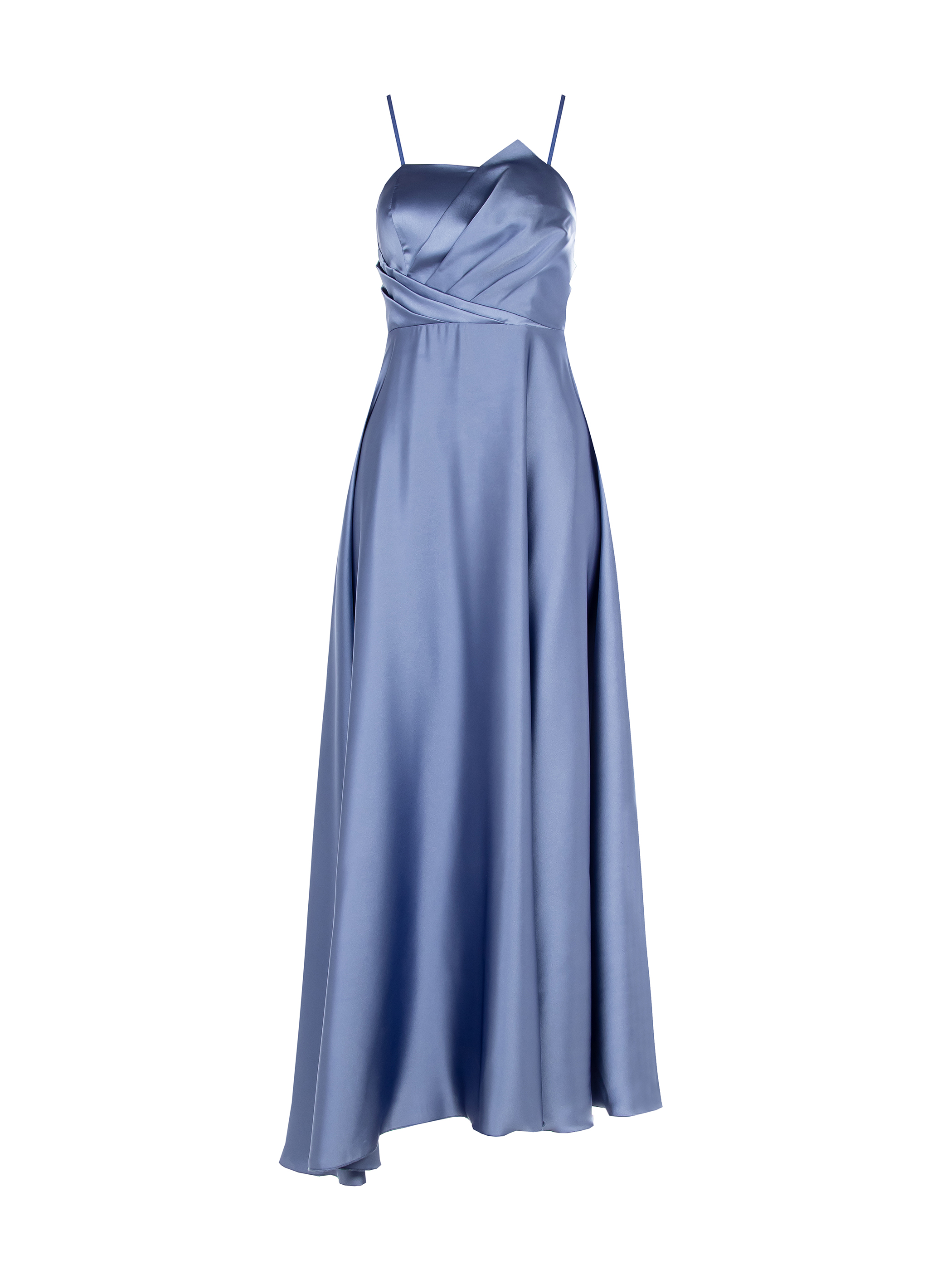 Langes Kleid aus Satin mit Mieder | Rinascimento