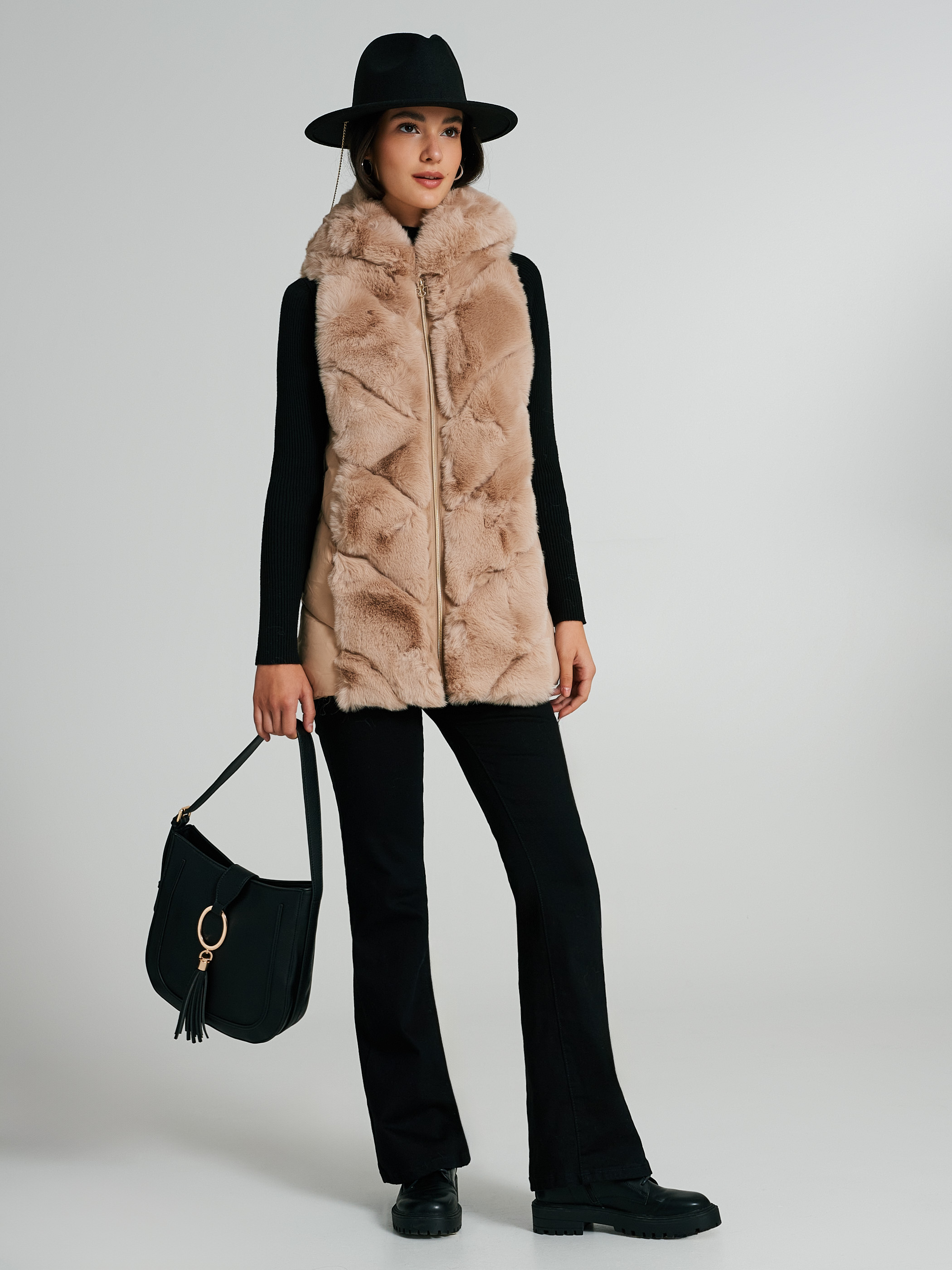 Faux fur cheap waistcoat