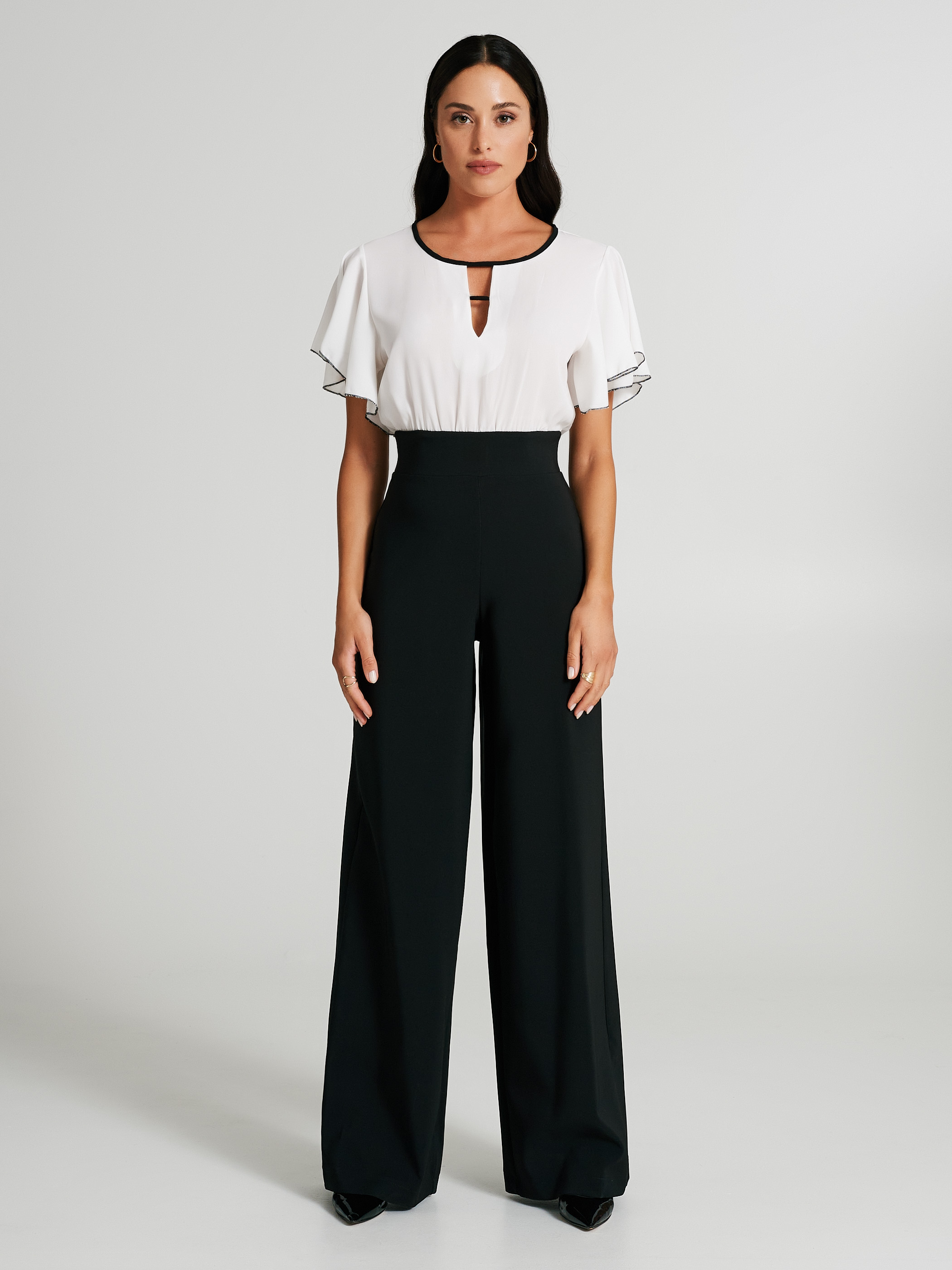 Two toned palazzo jumpsuit