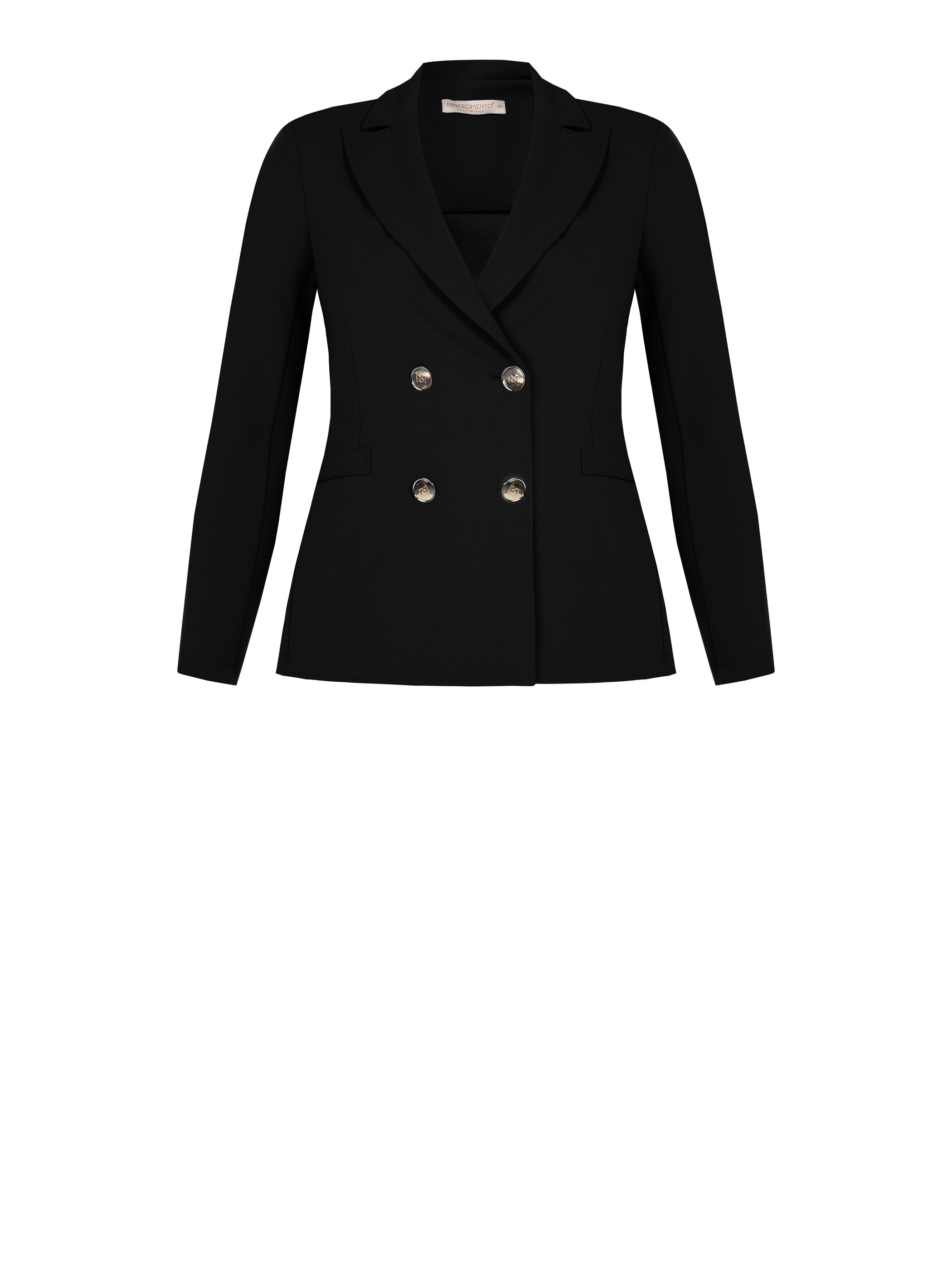 Short double sale breasted jacket