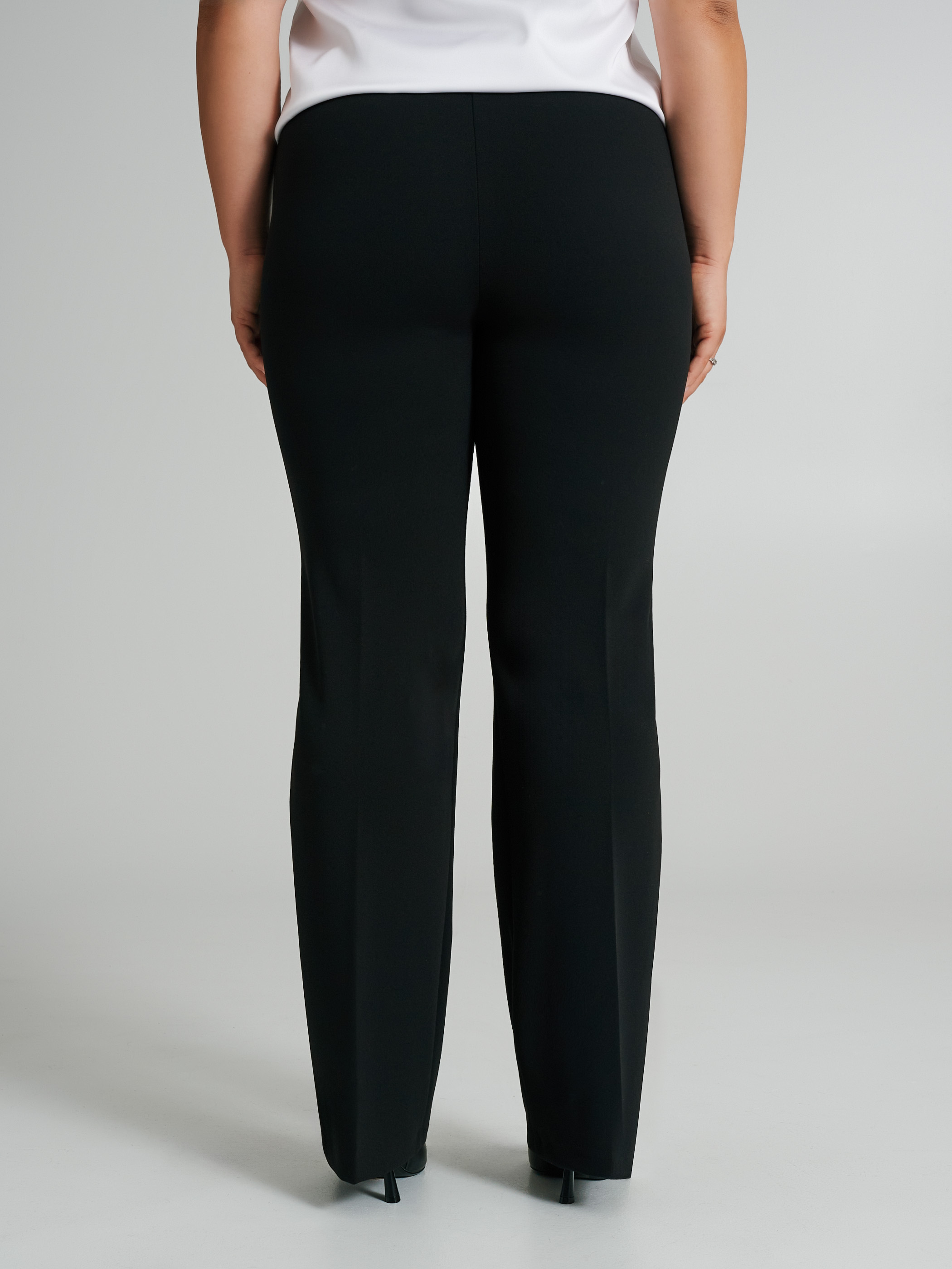 Pantaloni Curvy palazzo in scuba cr pe