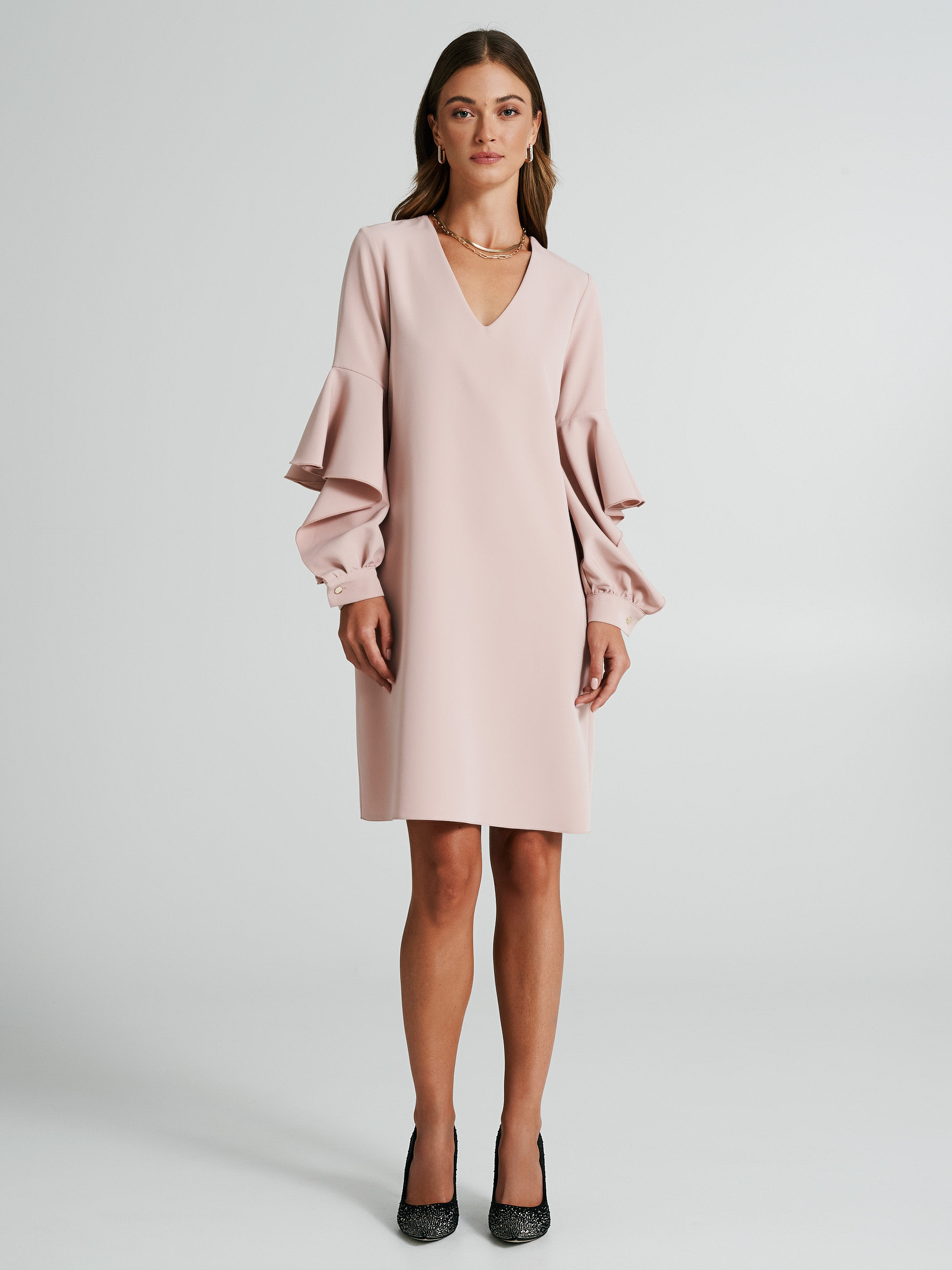 Robe manche hotsell volant