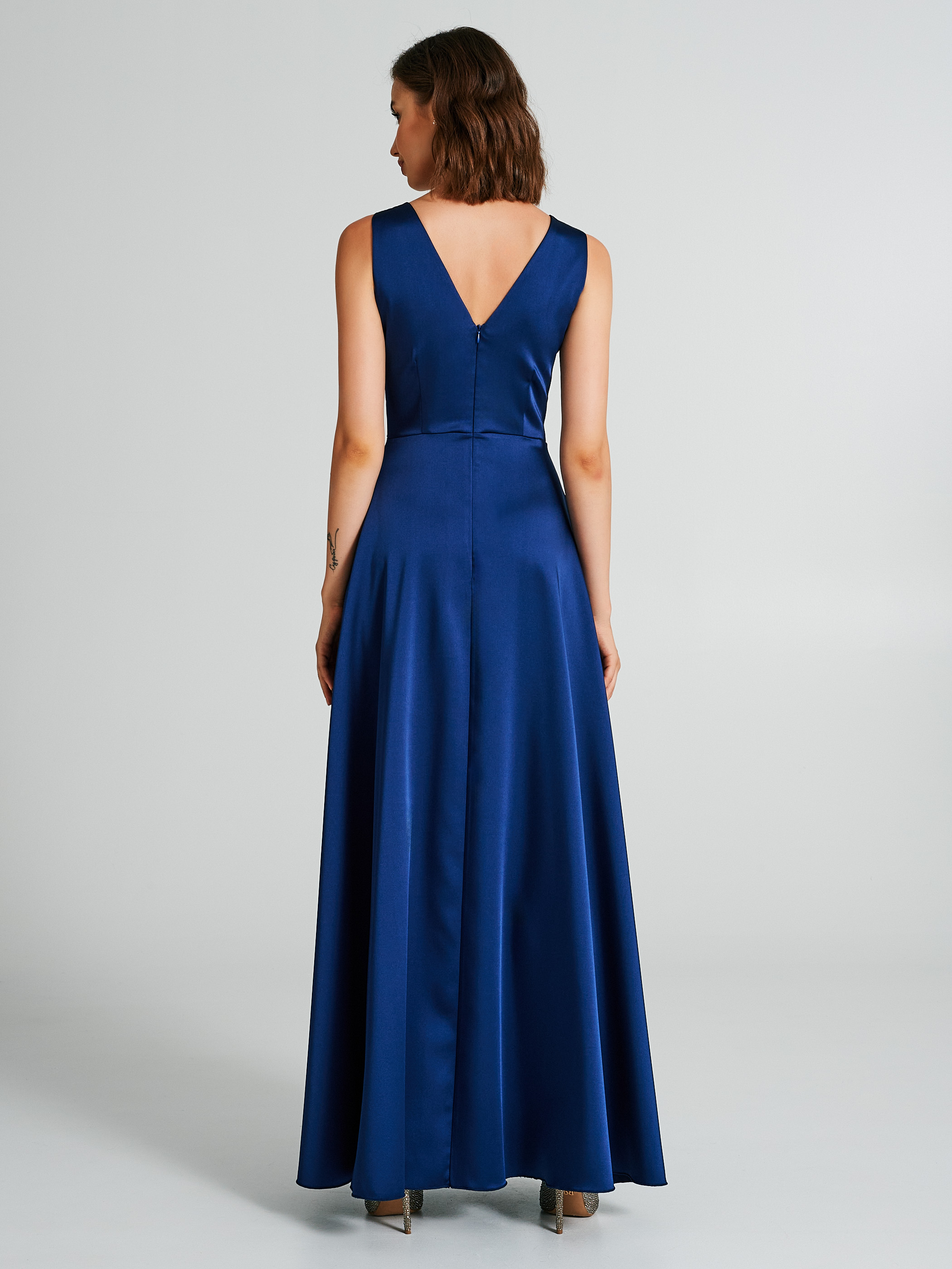 Abito lungo blu best sale notte