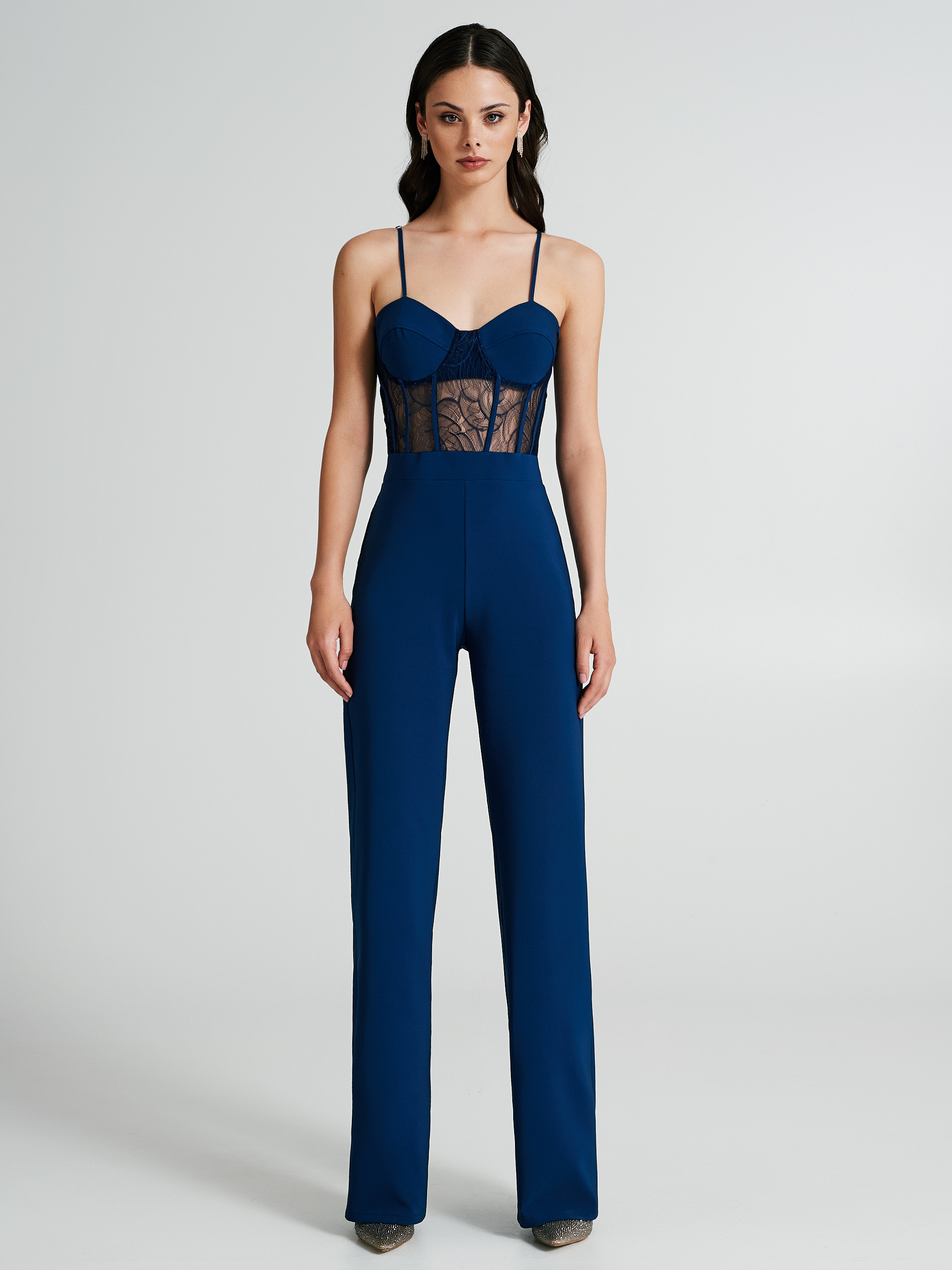 Sunnie lace bodice jumpsuit hot sale