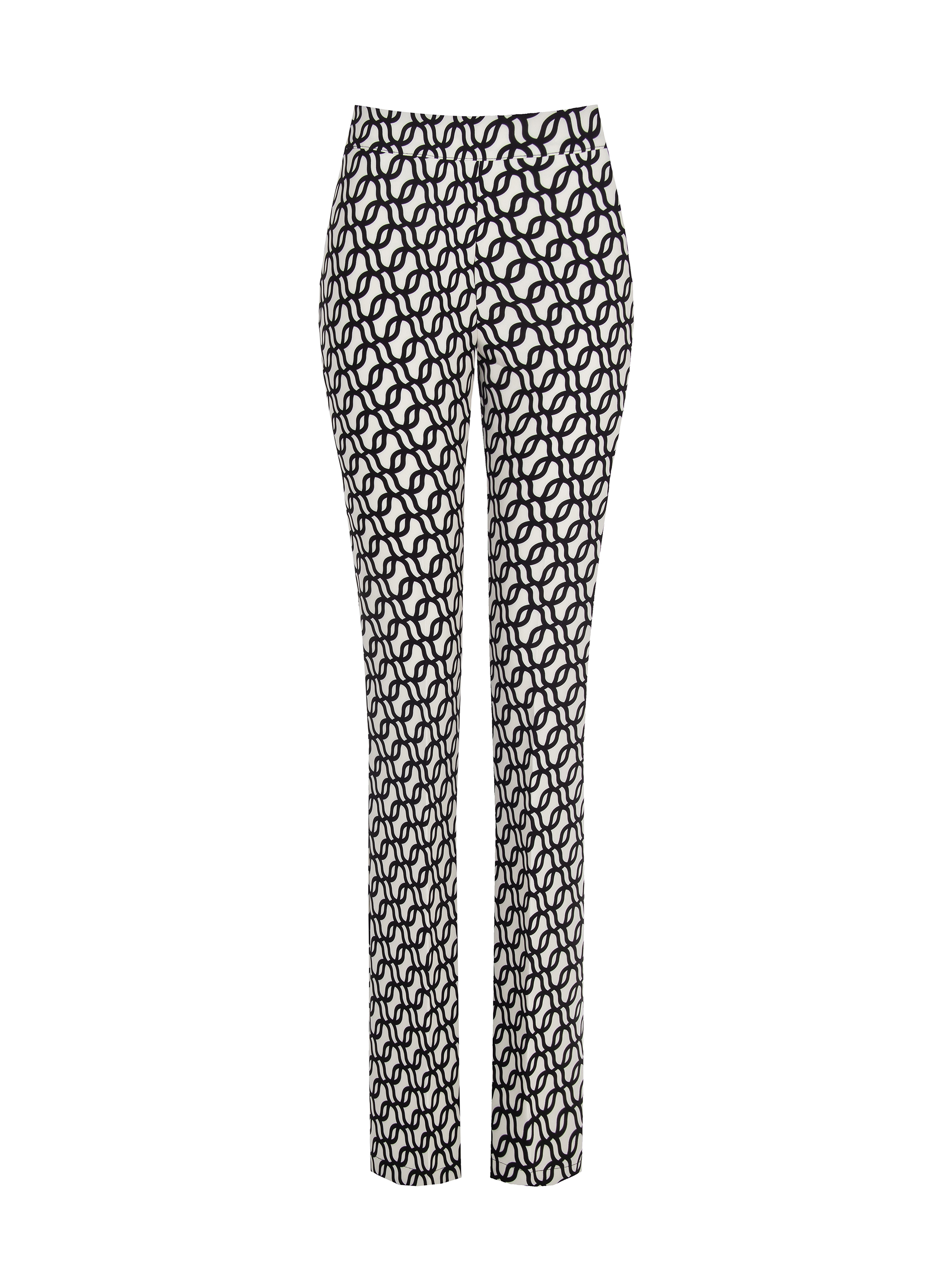 Pantalone a righe on sale bianco e nero