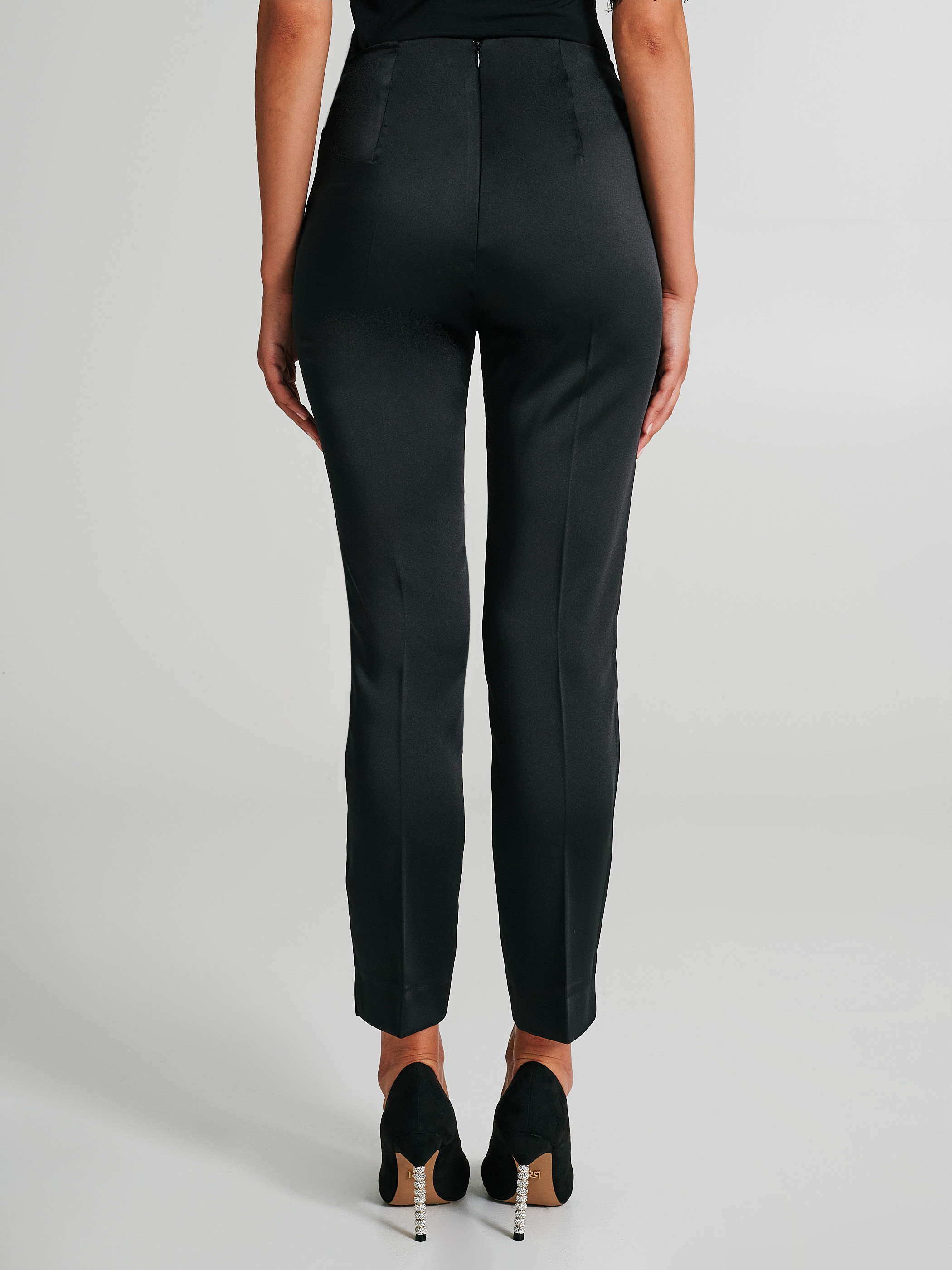 Hot Pink Satin Drawstring Jogger Pant – Avinci