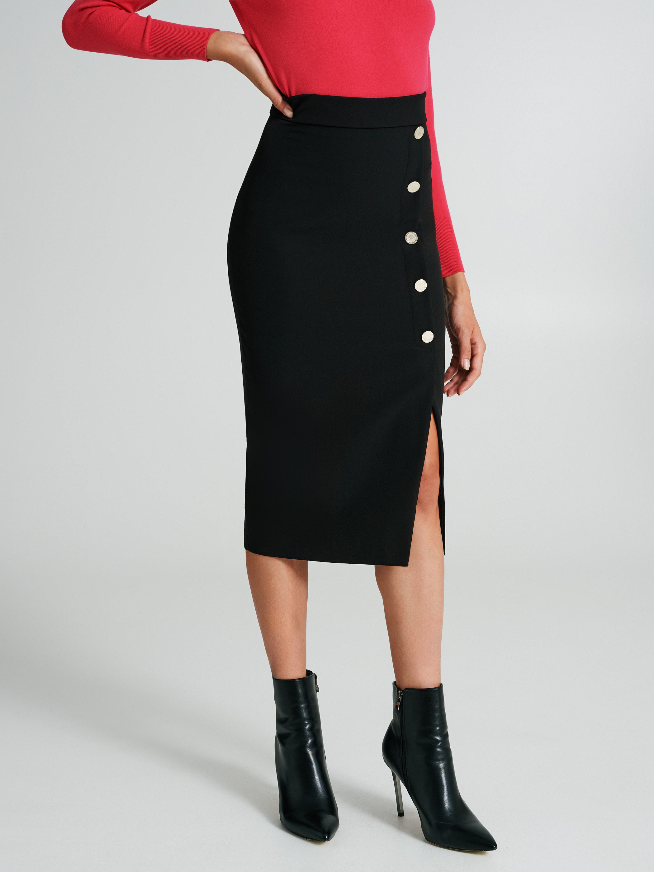 Jupe a bouton new arrivals