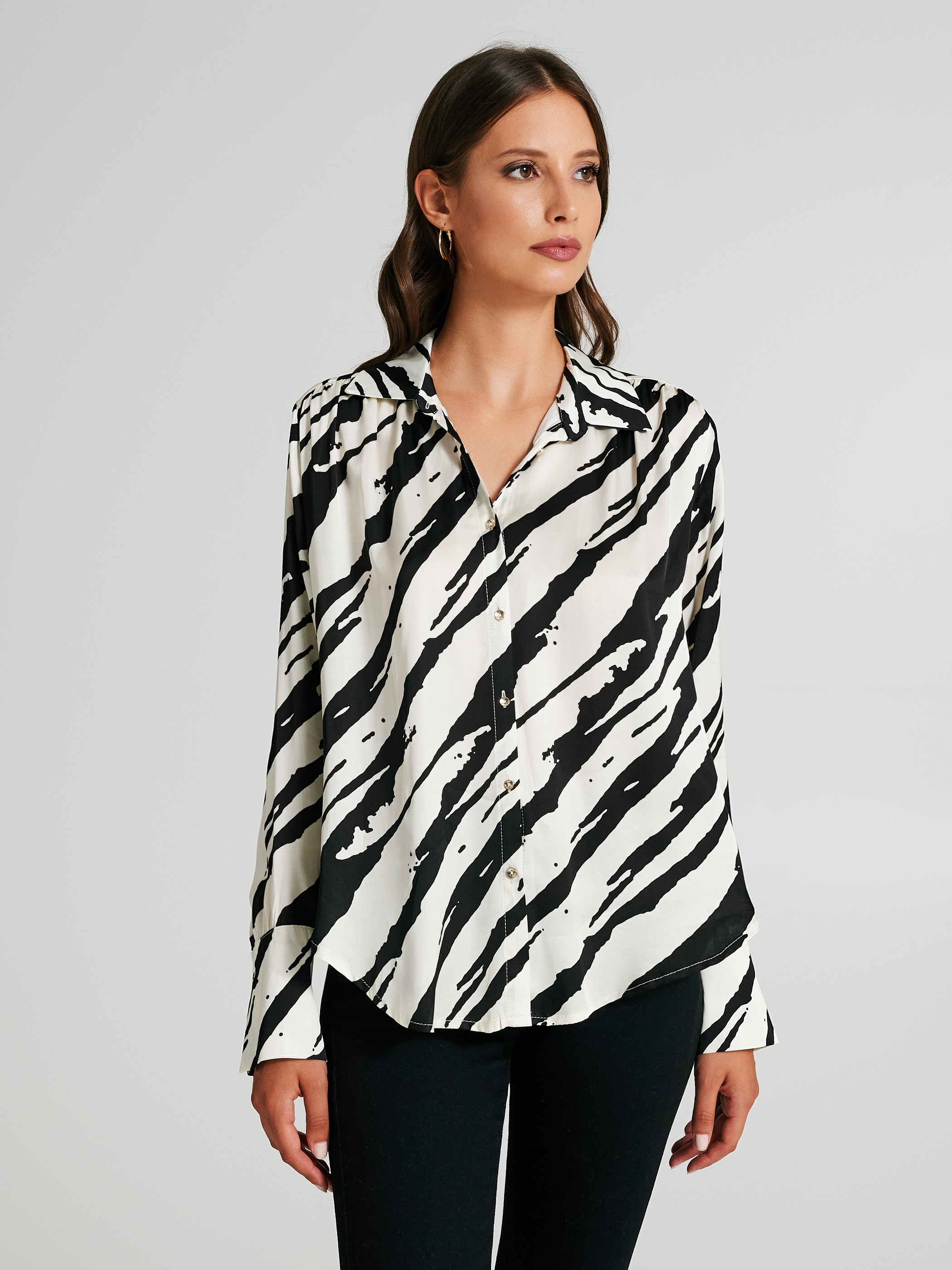 Camicia outlet con zebre