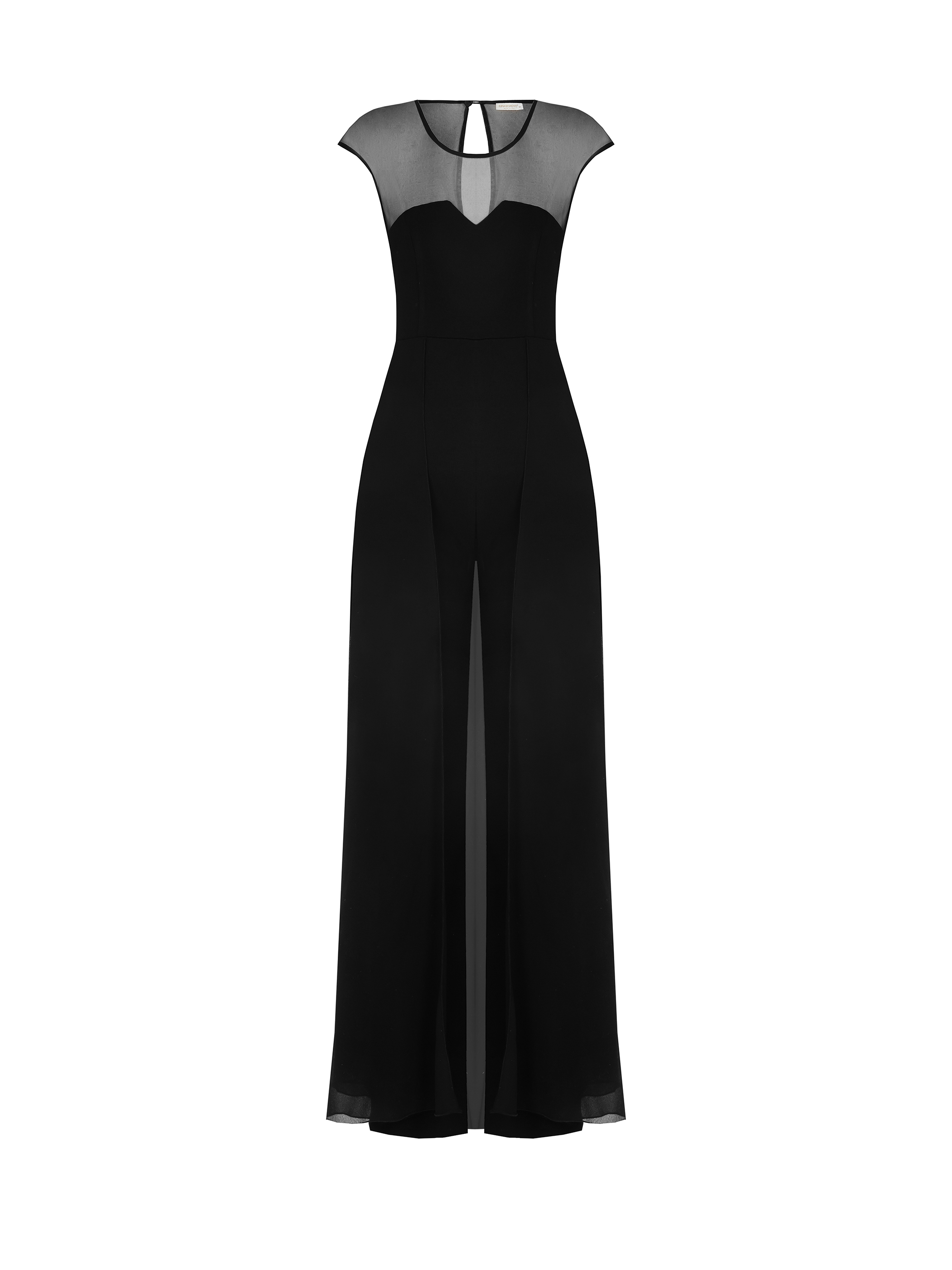 Jumpsuit with train