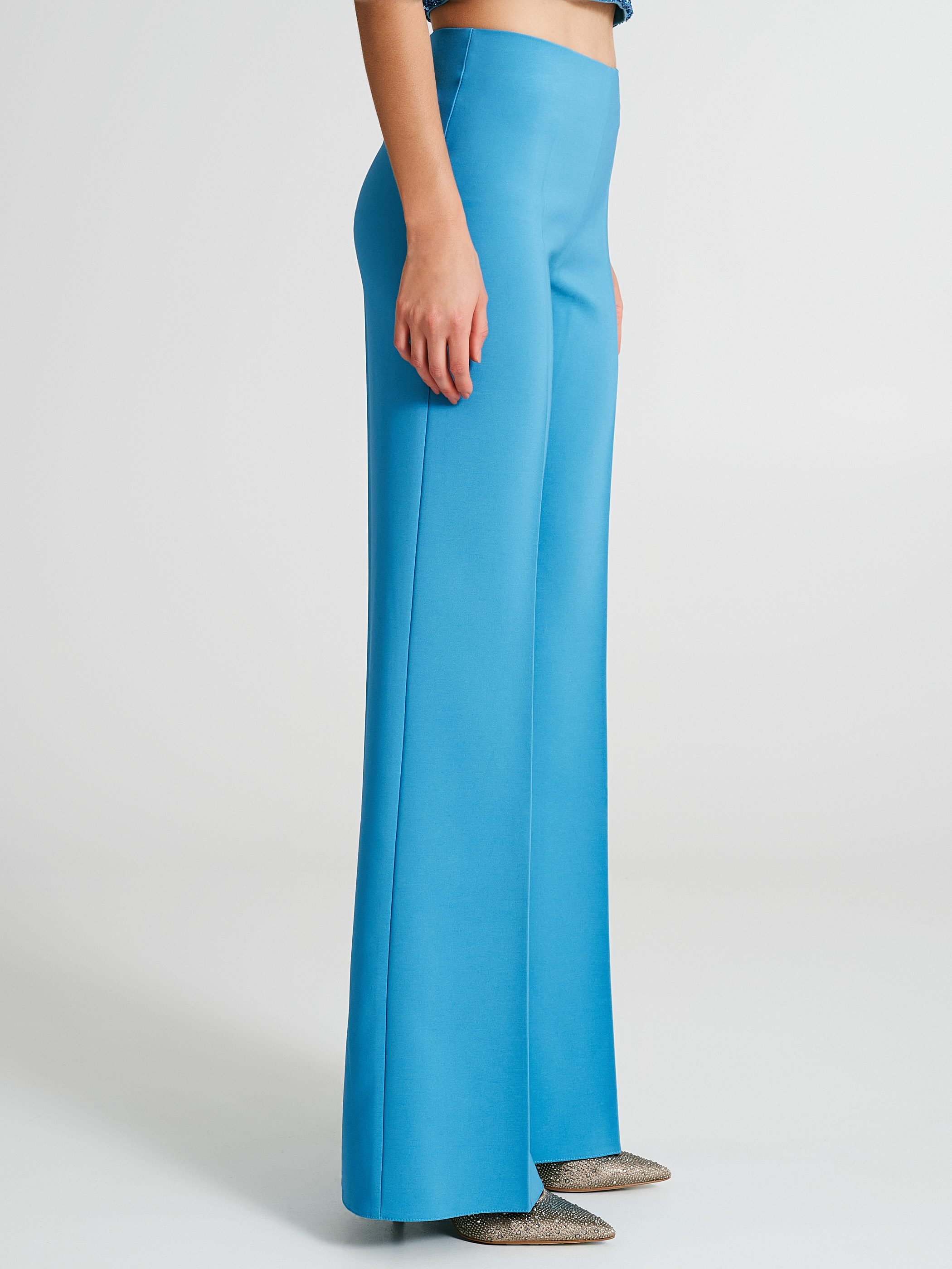 Pantalon Palazzo en tissu technique