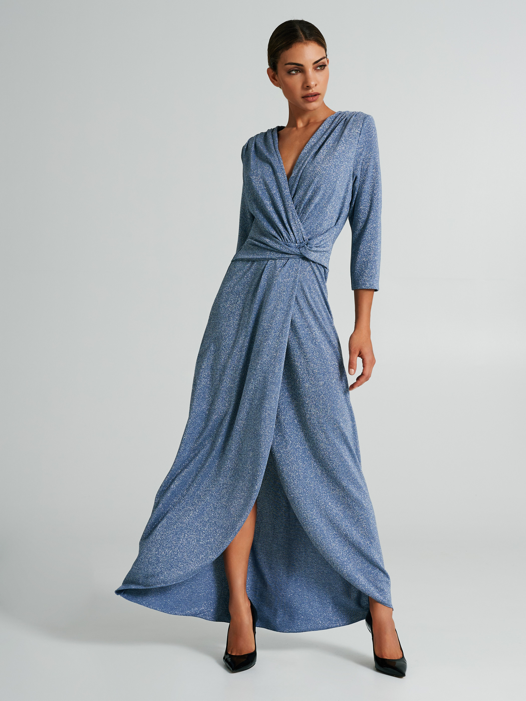 Vestidos largos de punto outlet