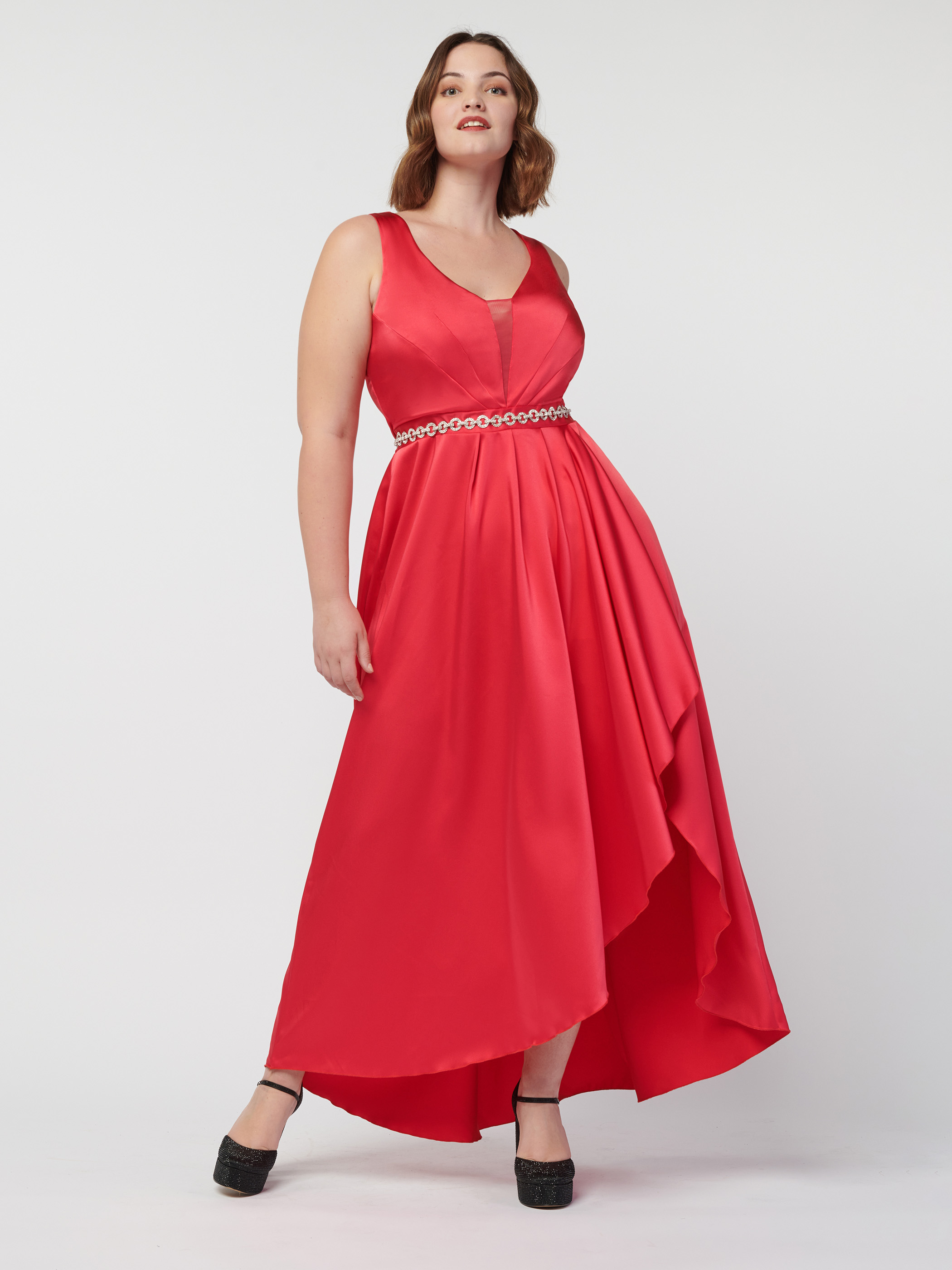 Abito hot sale elegante curvy
