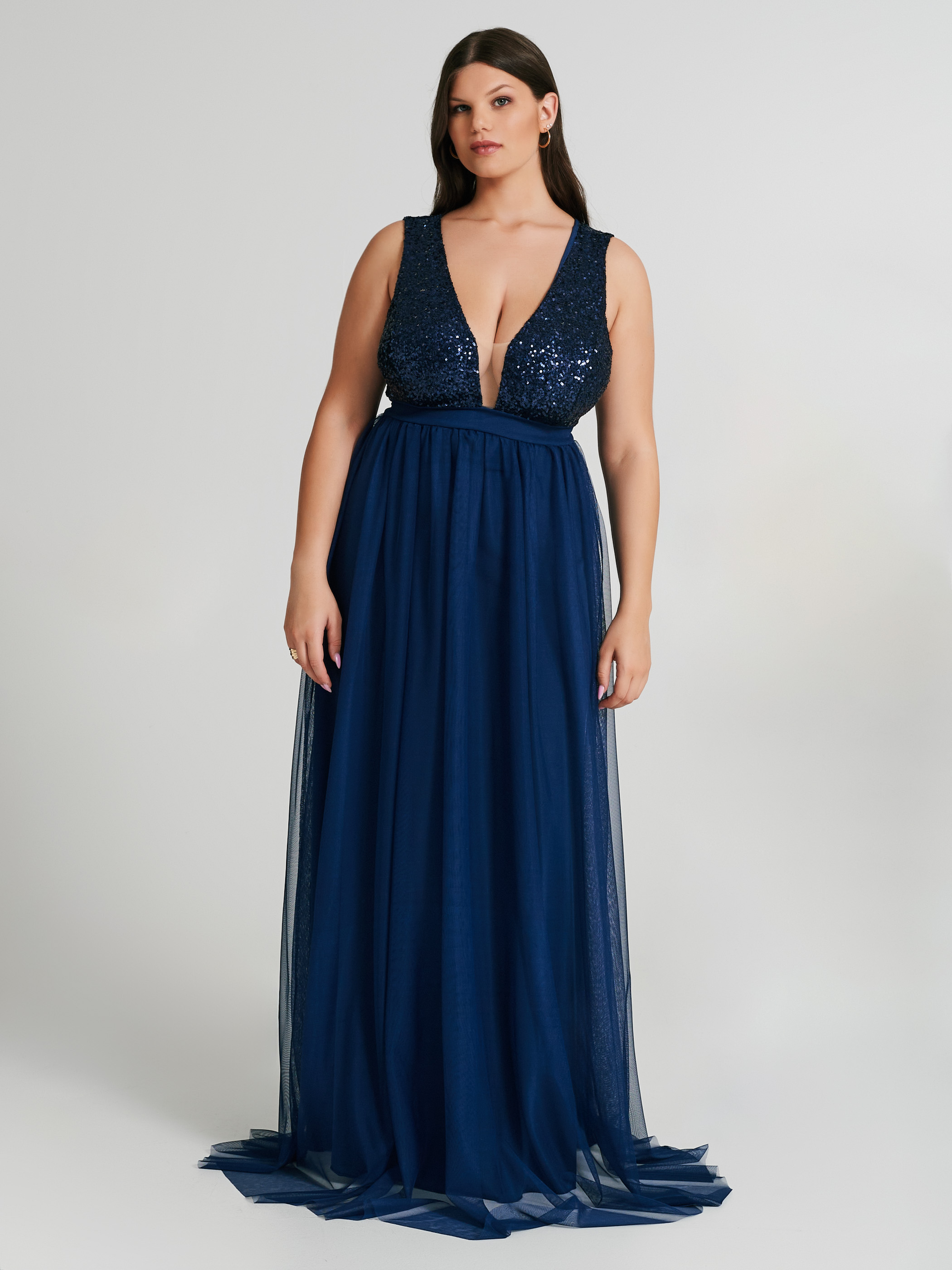 Abito paillettes cheap curvy