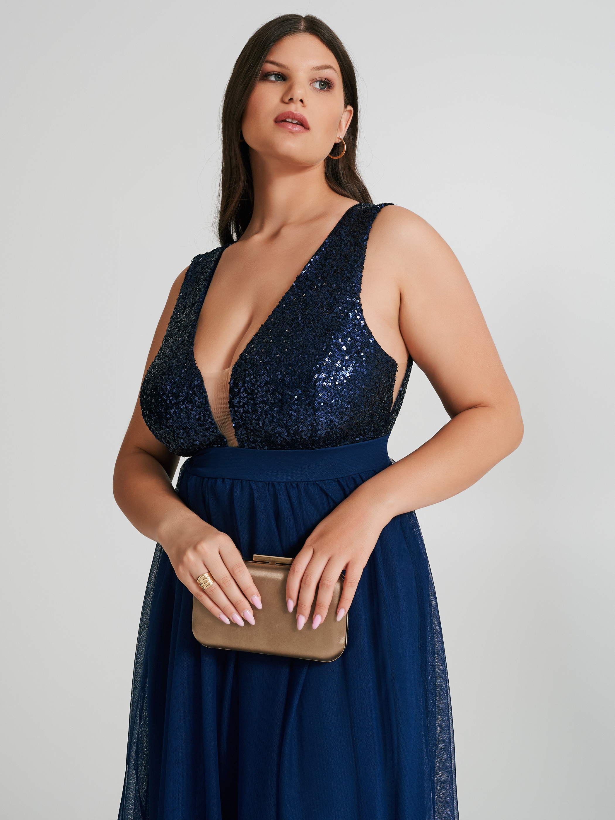 Abito paillettes hotsell curvy