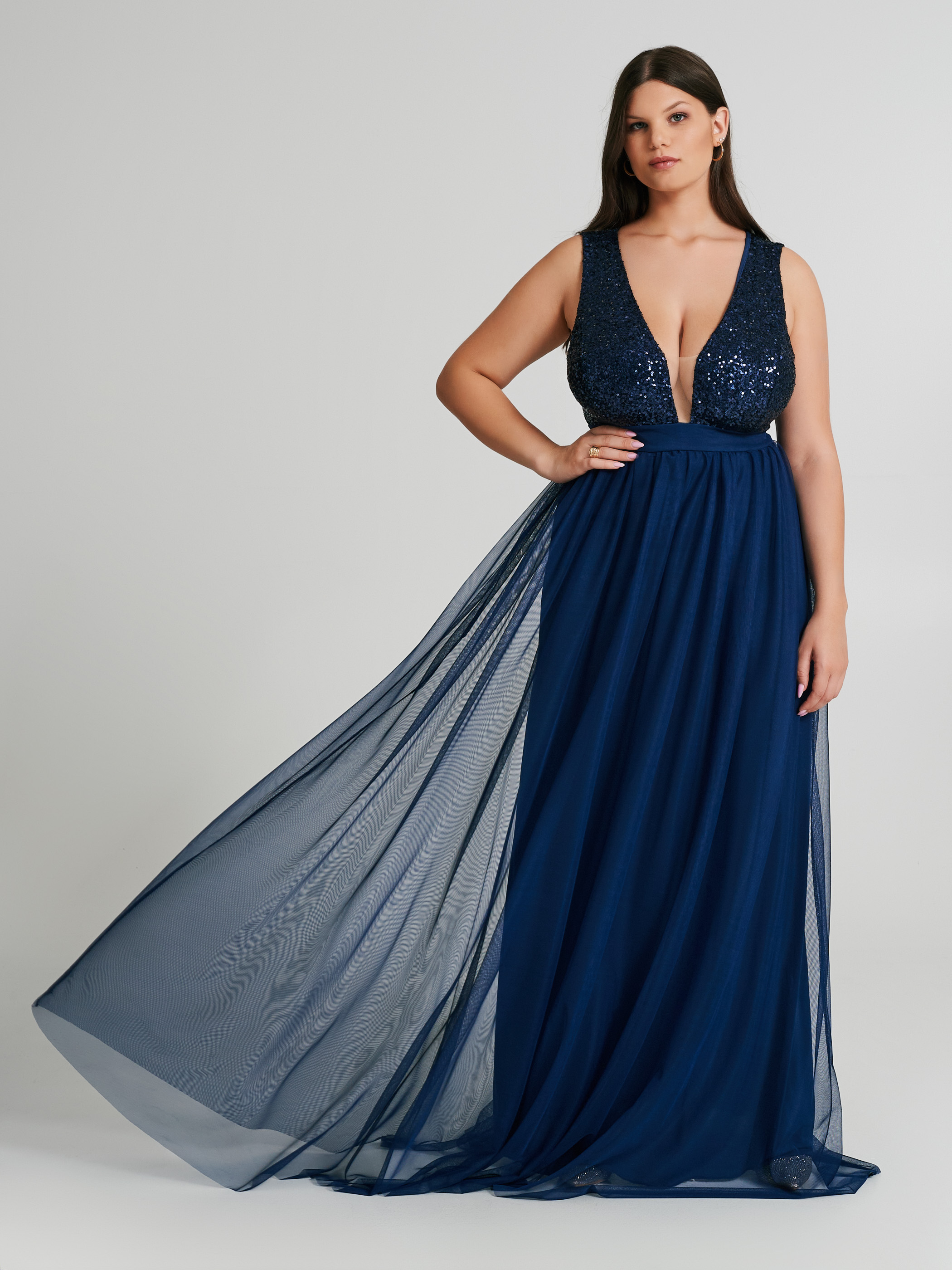 Robe tulle sales et paillettes