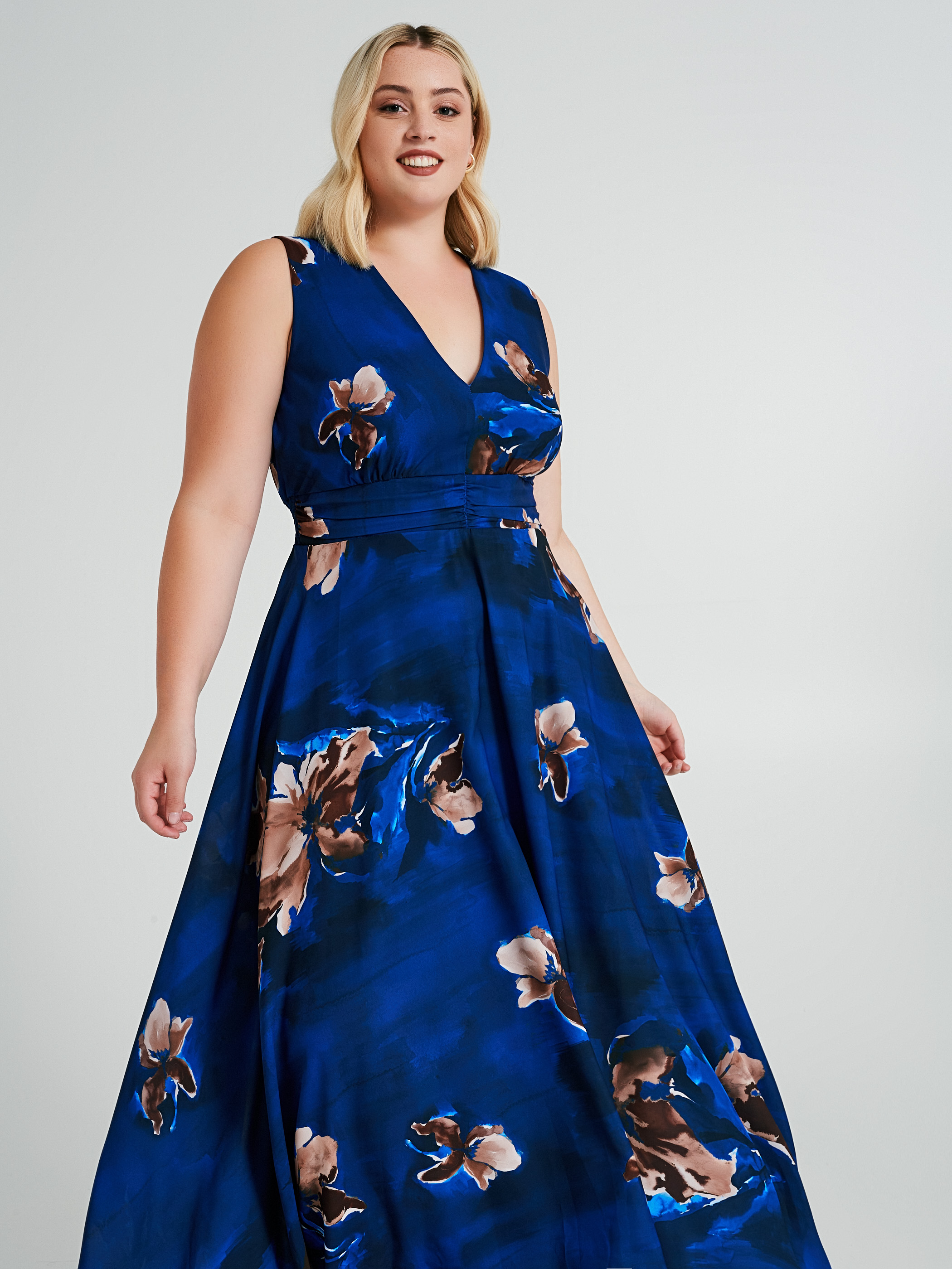 Abito elegante curvy clearance