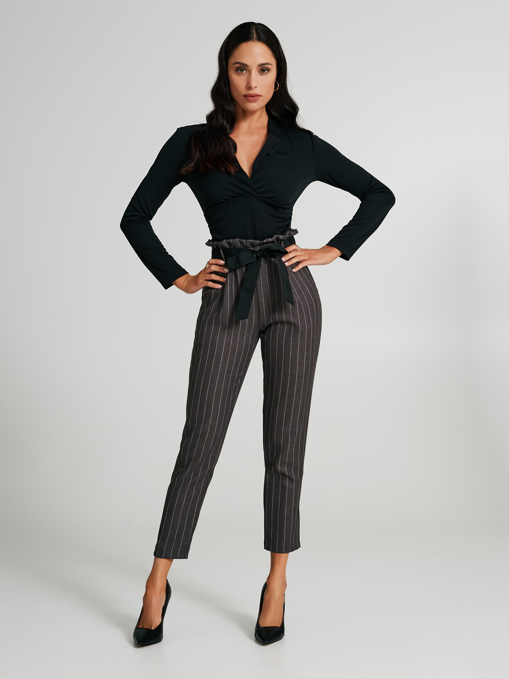 Carrot fit outlet trousers womens