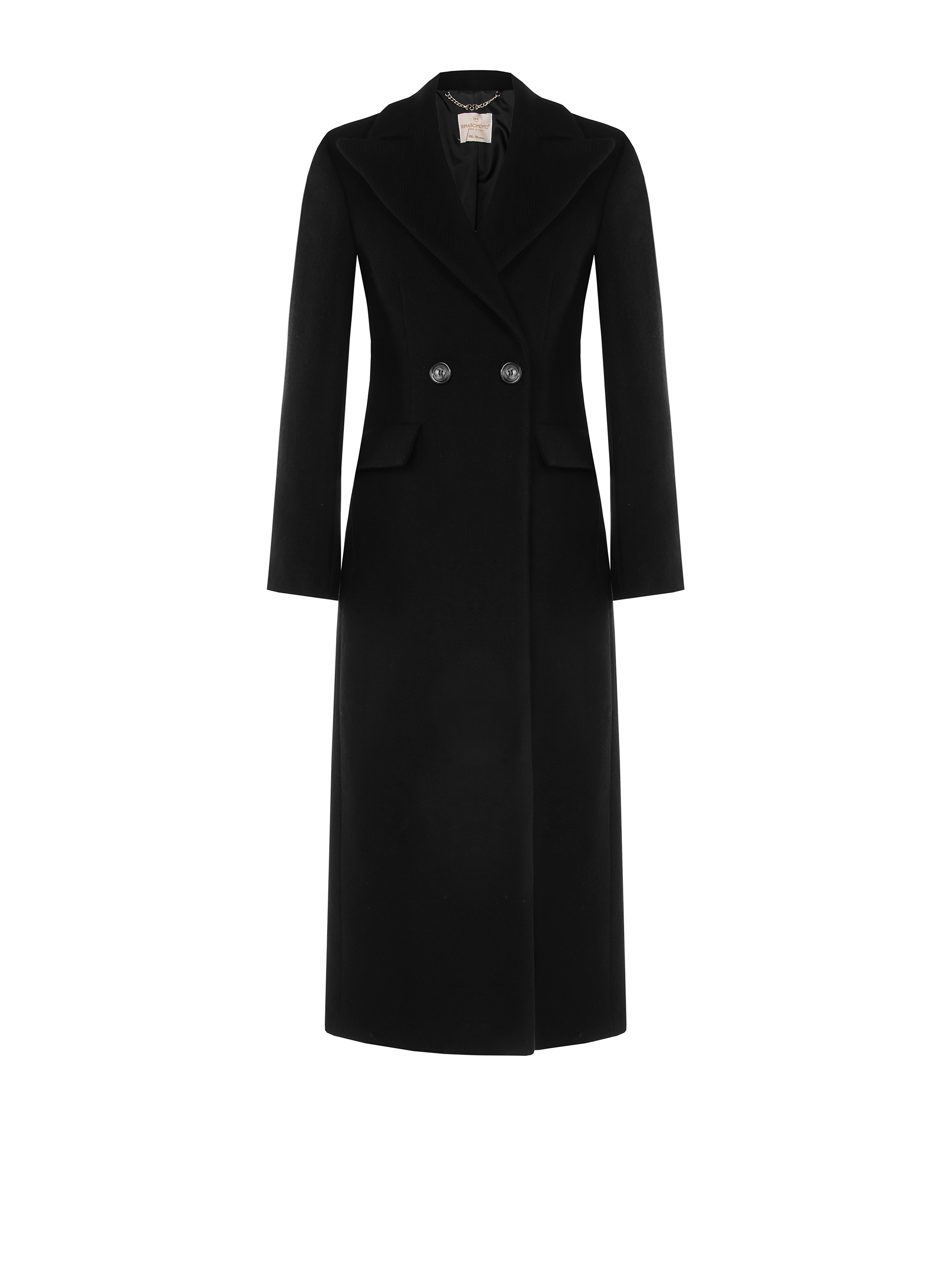 Cappotti neri lunghi donna online