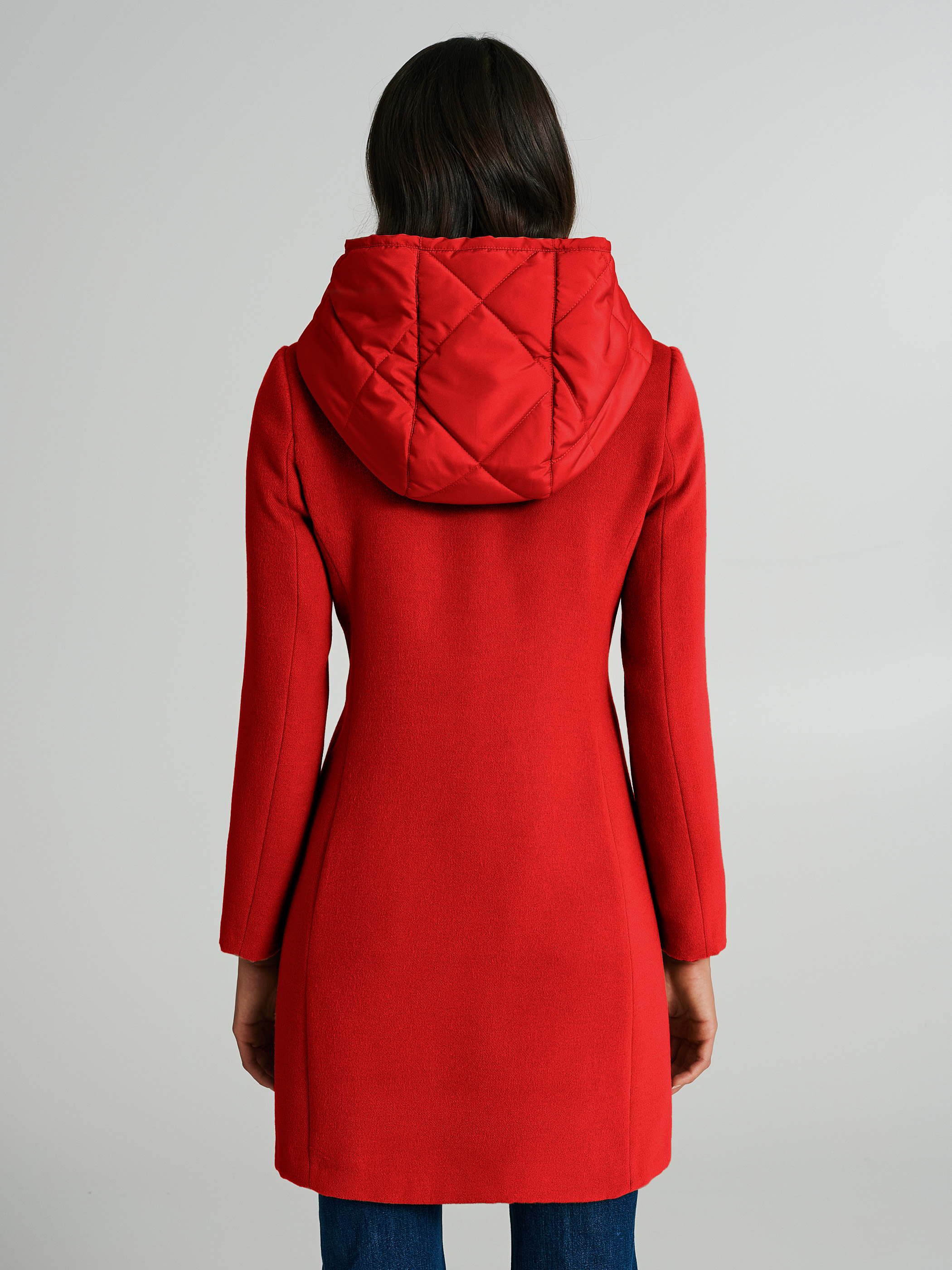 Manteau deals rouge capuche