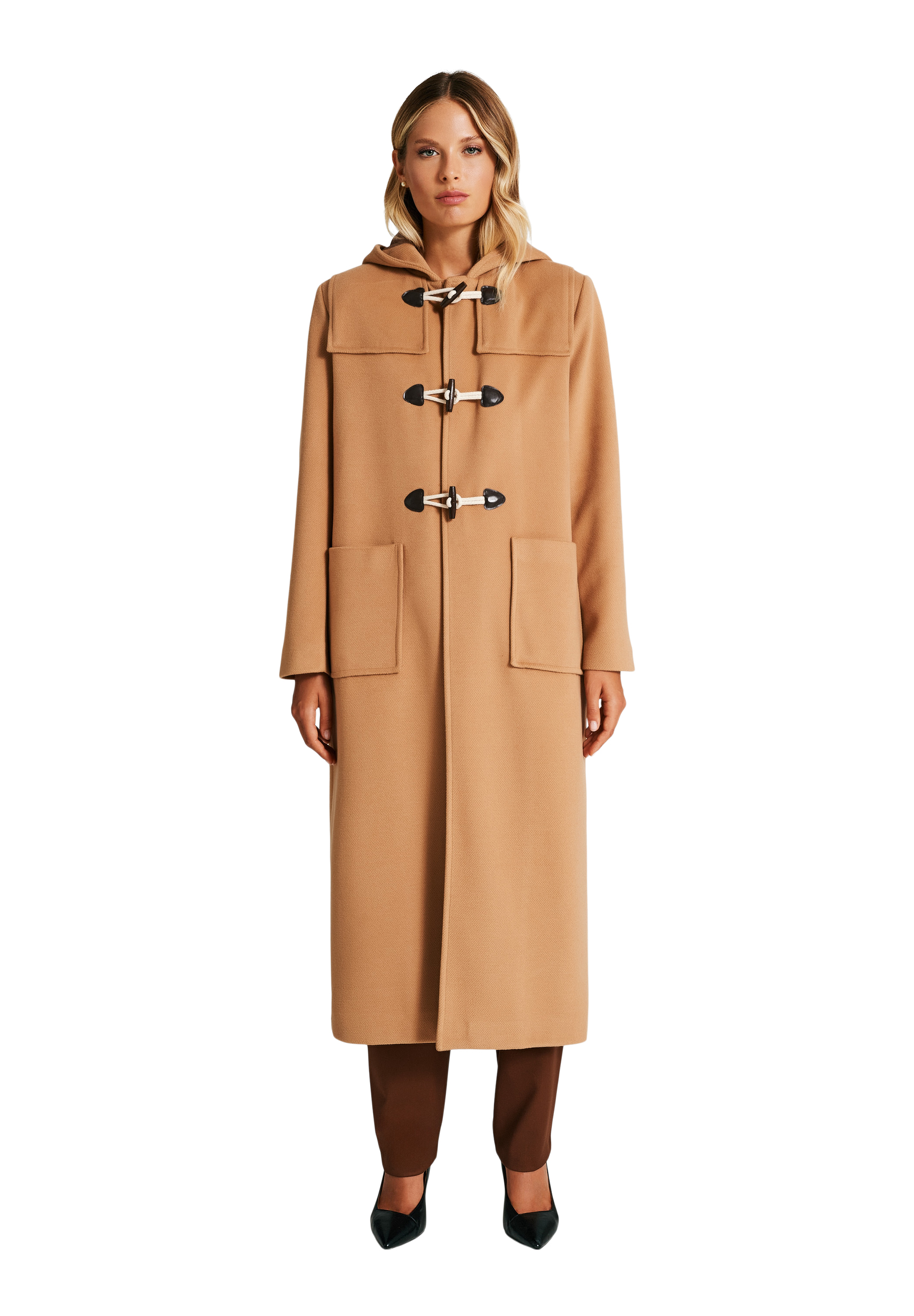 Cappotto con alamari clearance