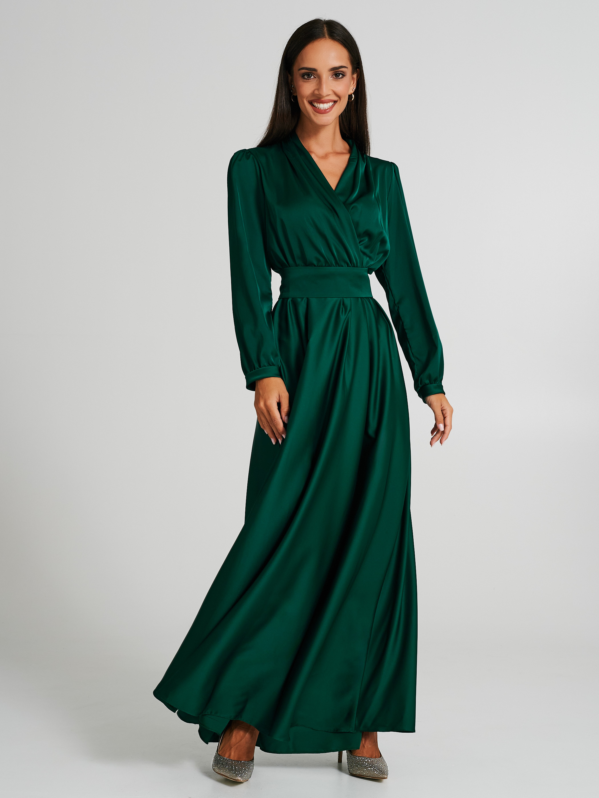 Vestidos largos sales con vuelo
