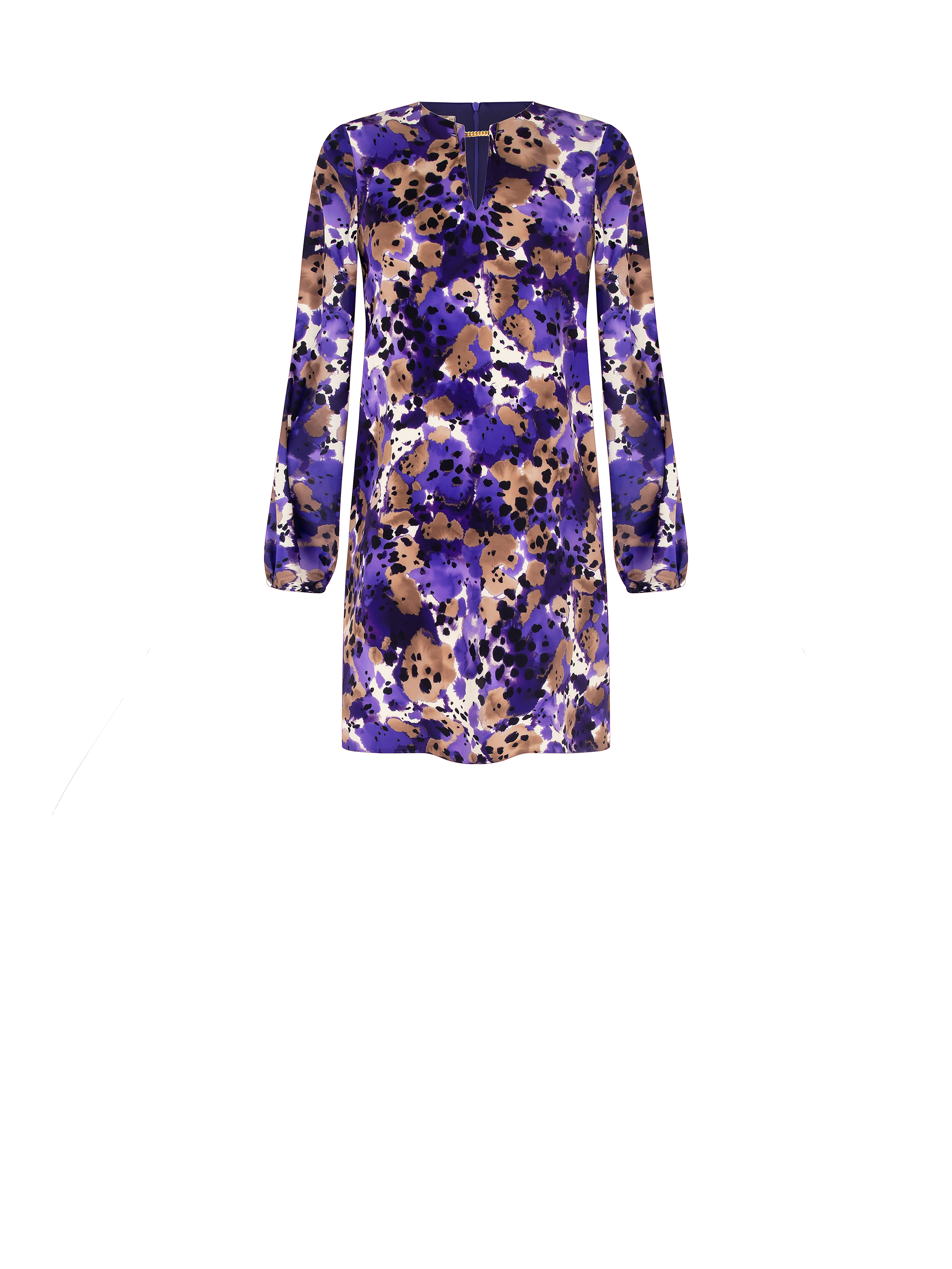 Lenon mixed print midi dress discount