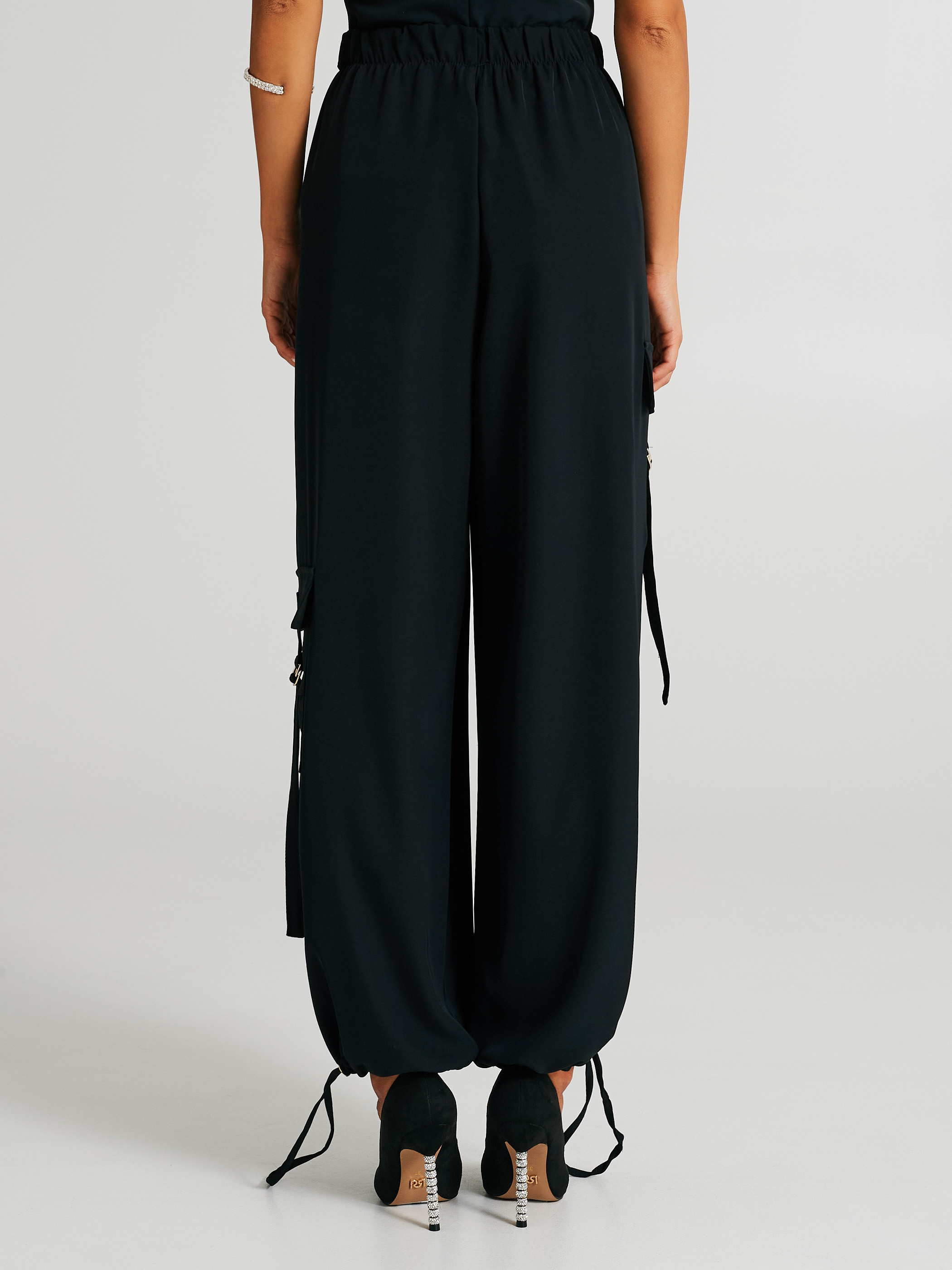 Pantaloni cargo con elastico