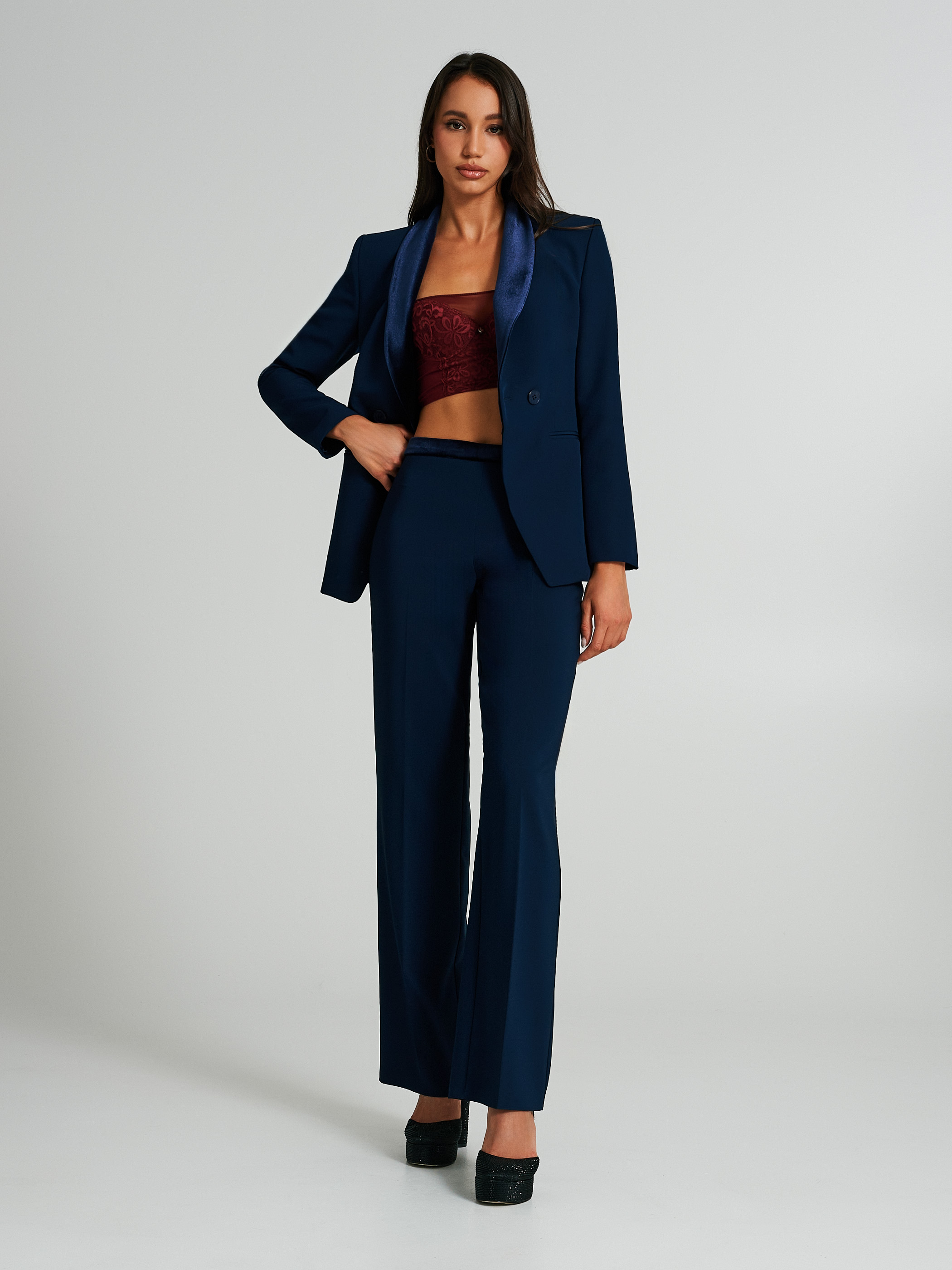 Palazzo hot sale de terciopelo