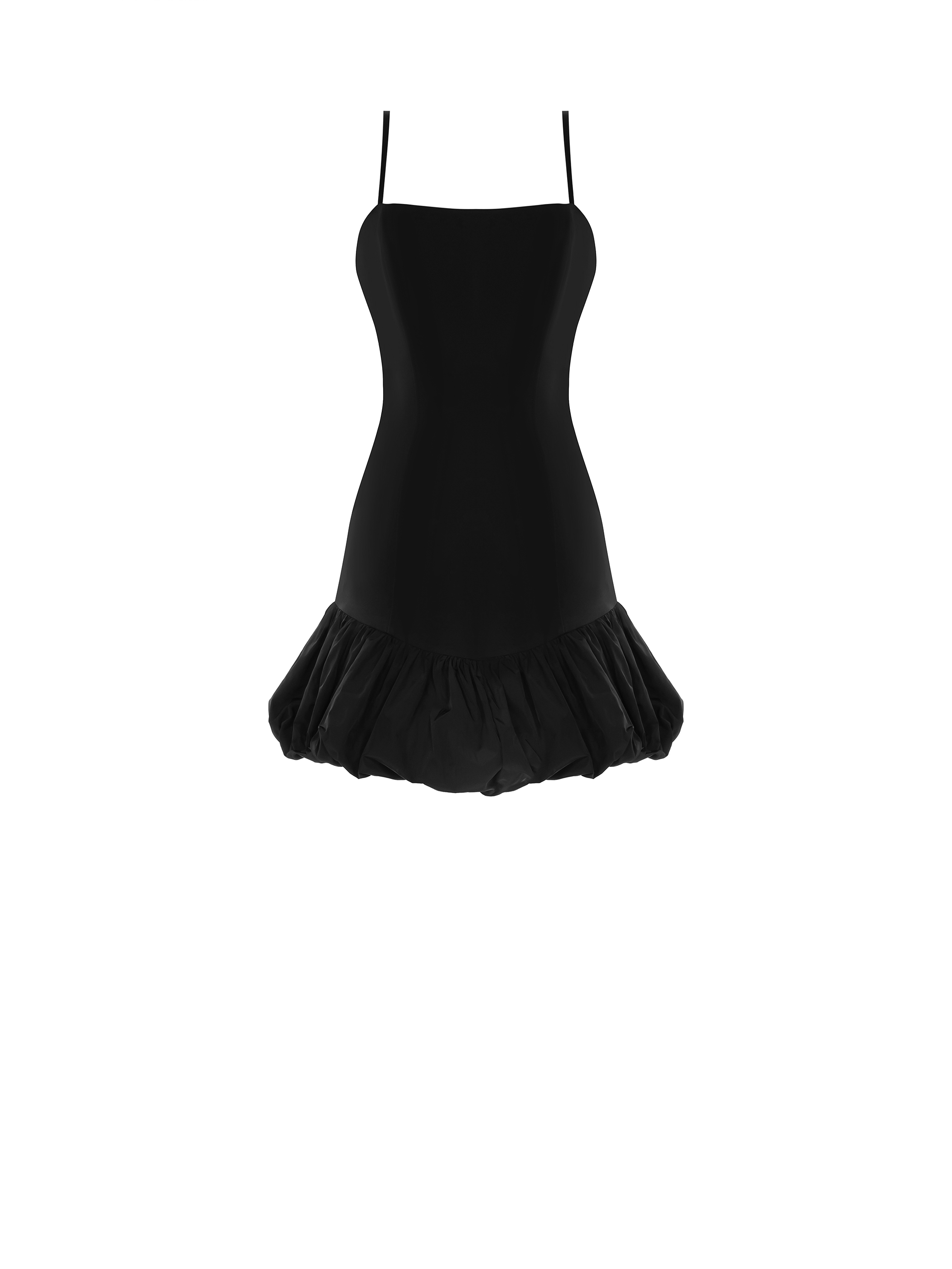 Abito mini con taffet