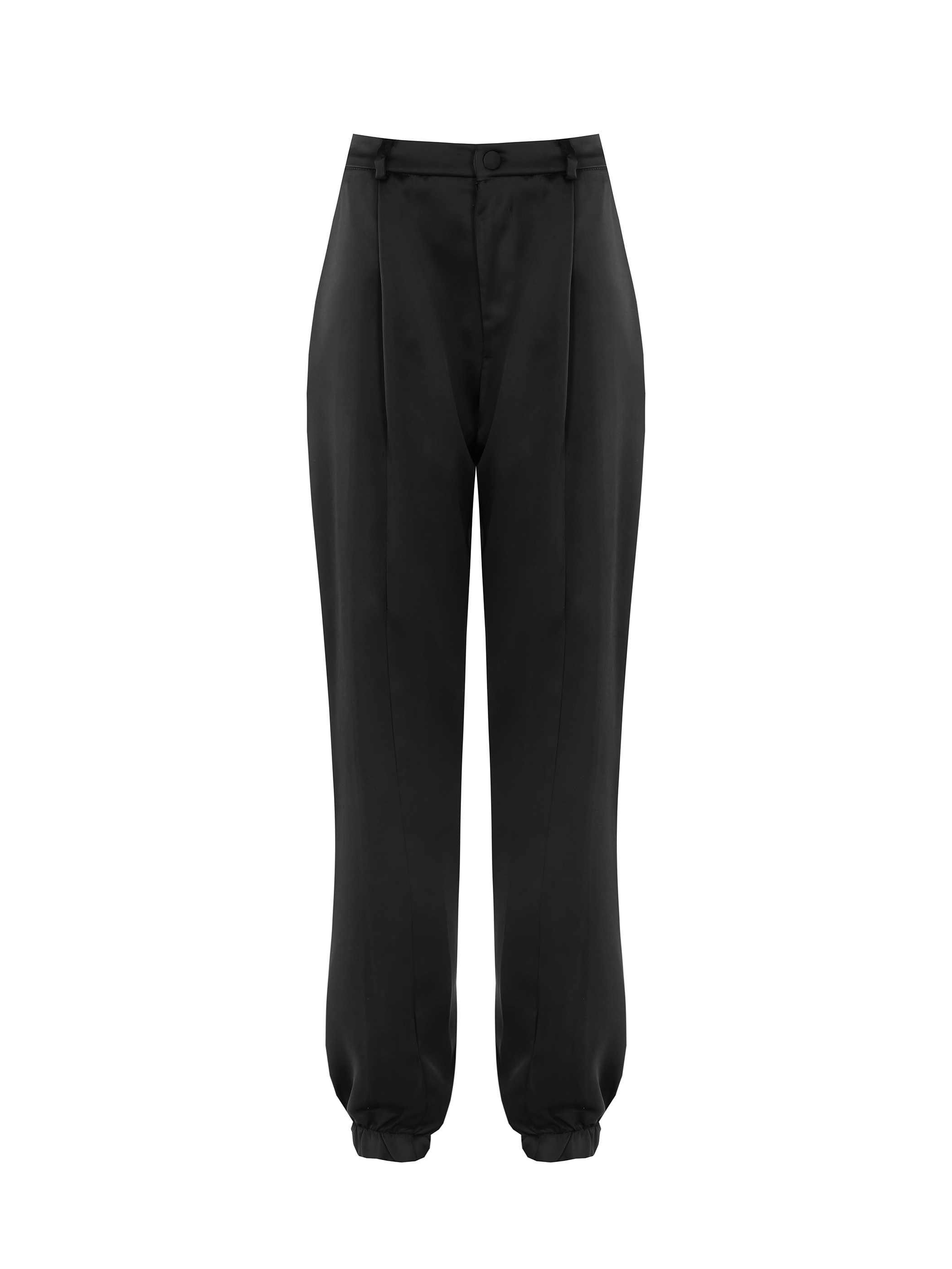Pantaloni jogging high discount waist