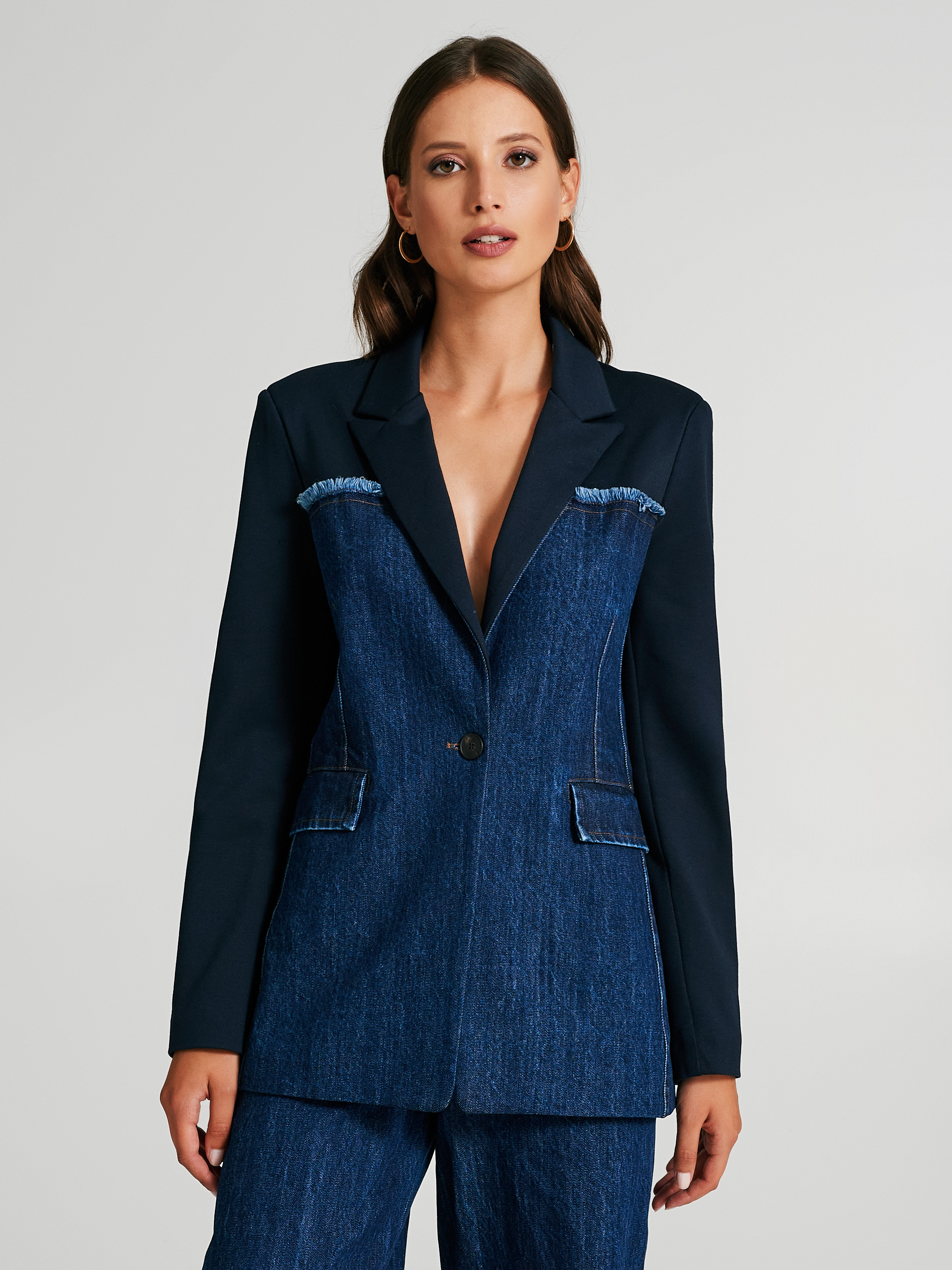 Calvin klein patchwork online jacket