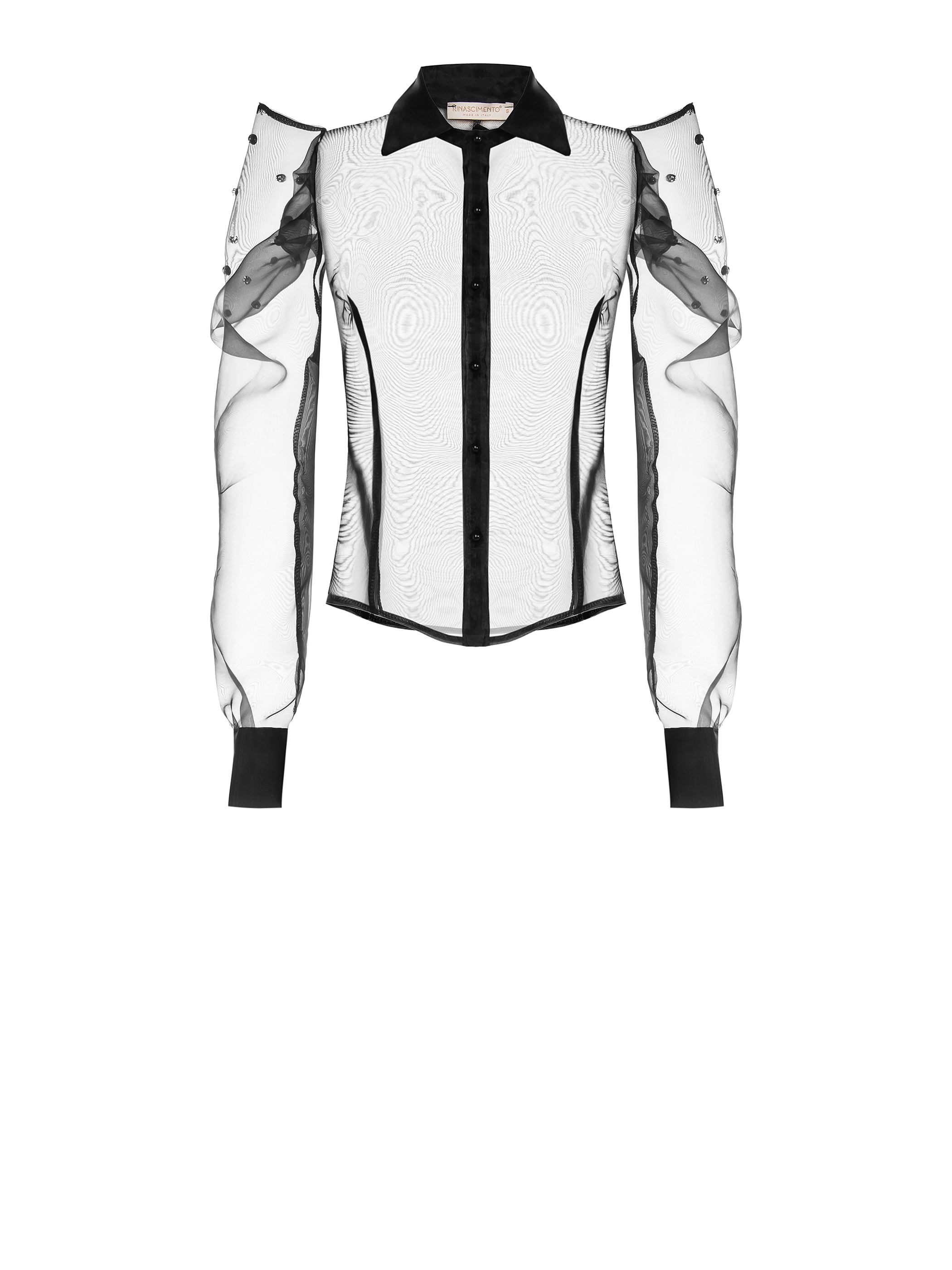 Camicia in Organza con Pietre