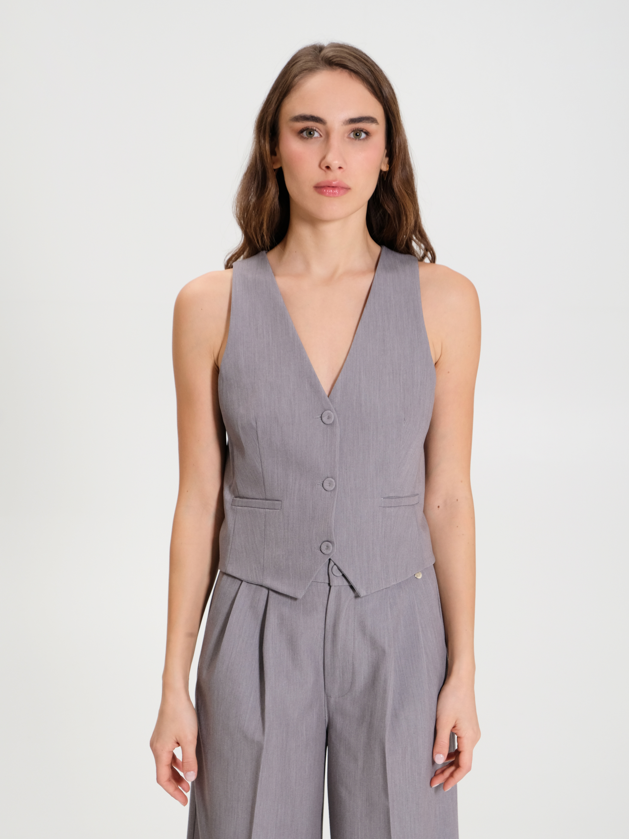 Three button sales waistcoat