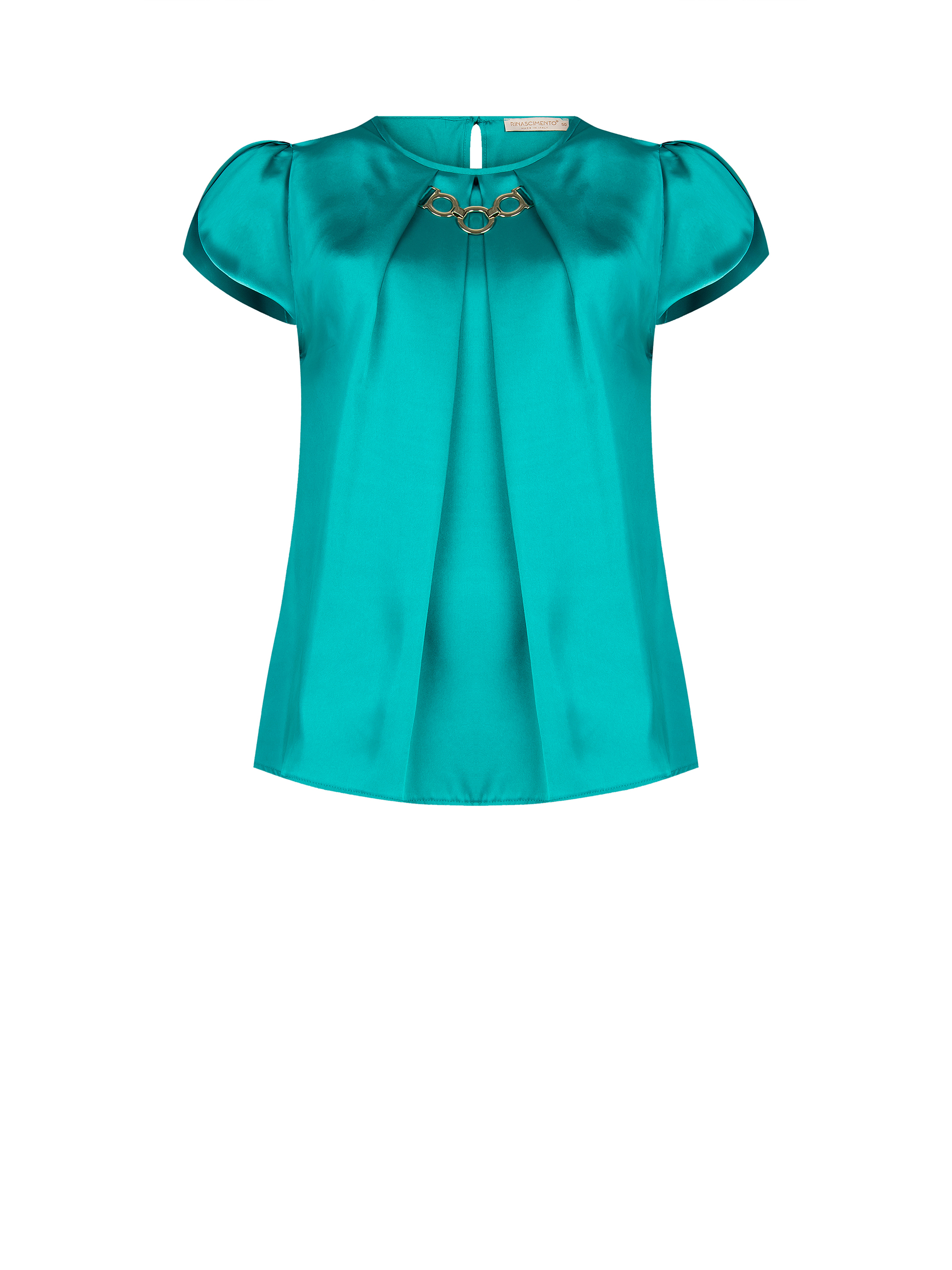 Blusa curvy con joya