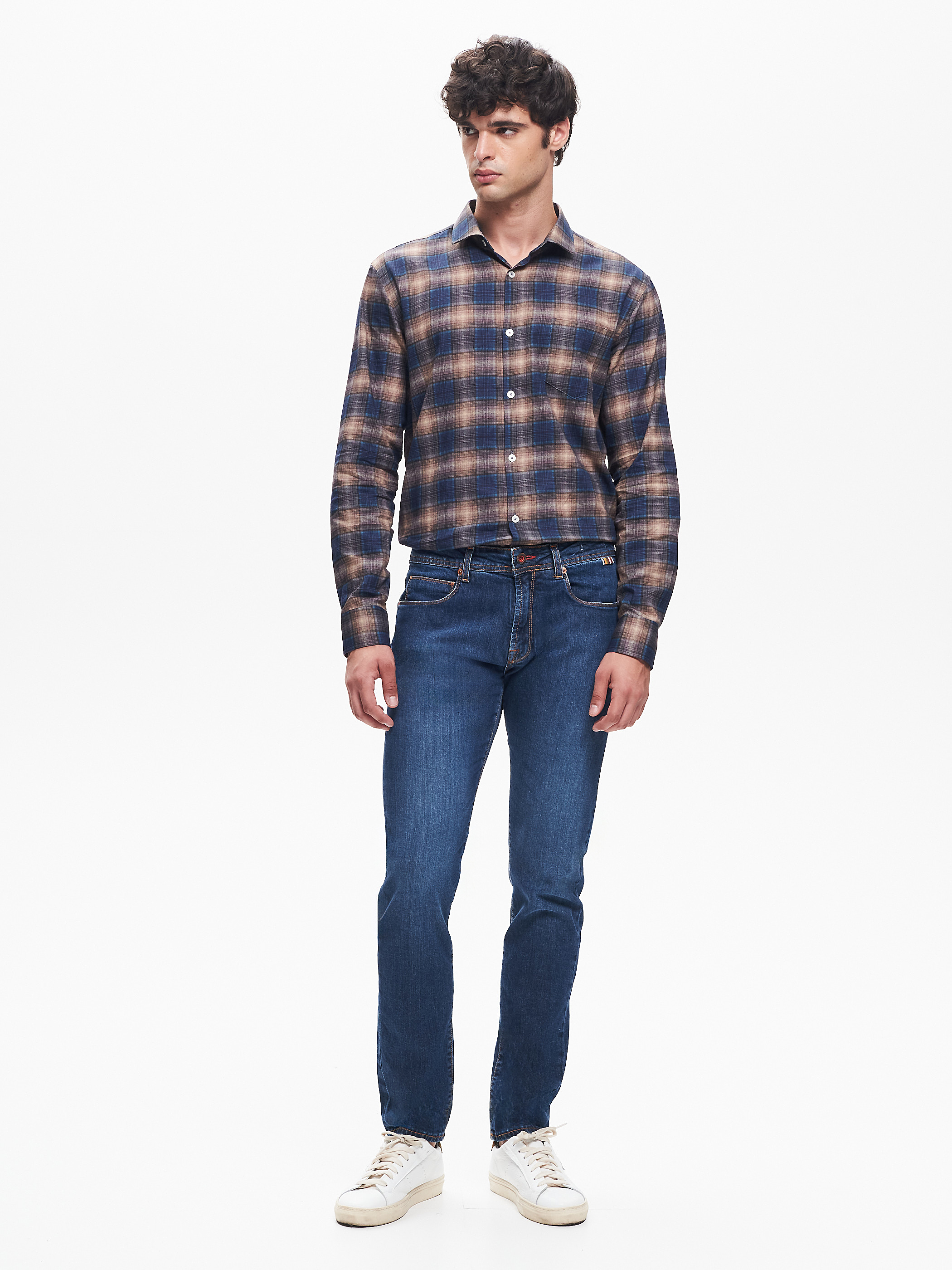 Jean slim homme basique bleu QB24 Rinascimento