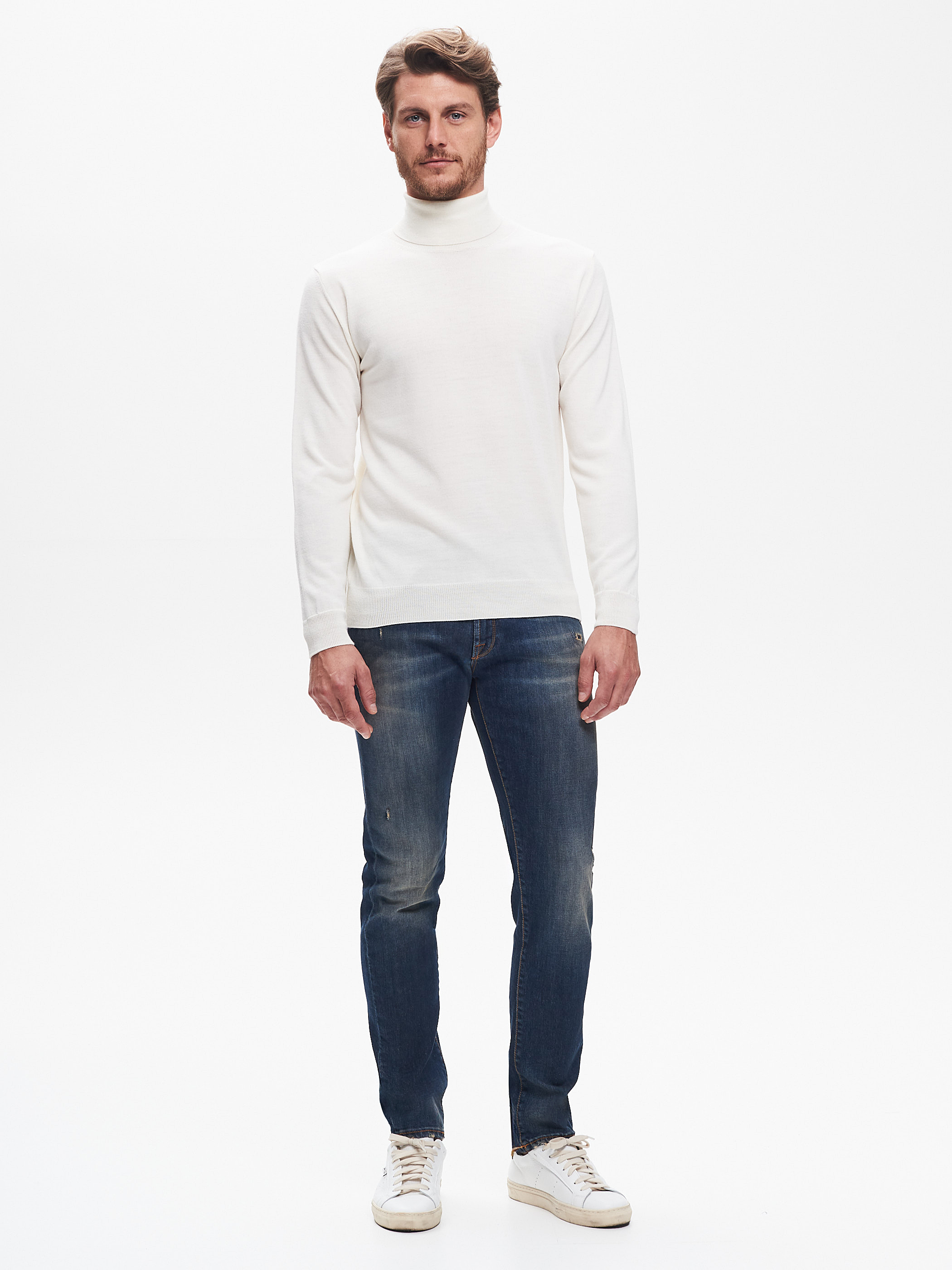 Mens ivory turtleneck sales