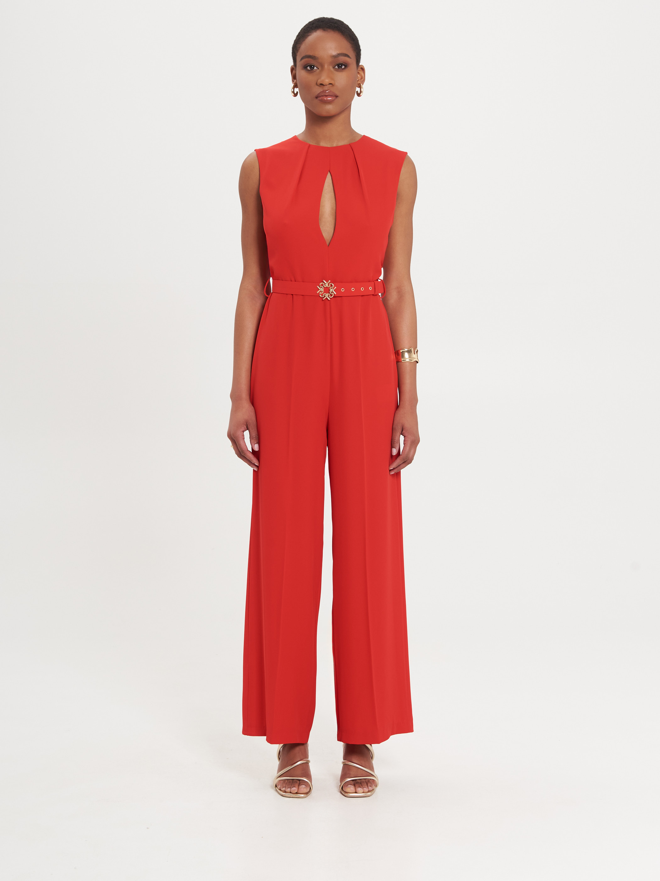 Sleeveless drop 2024 jumpsuit