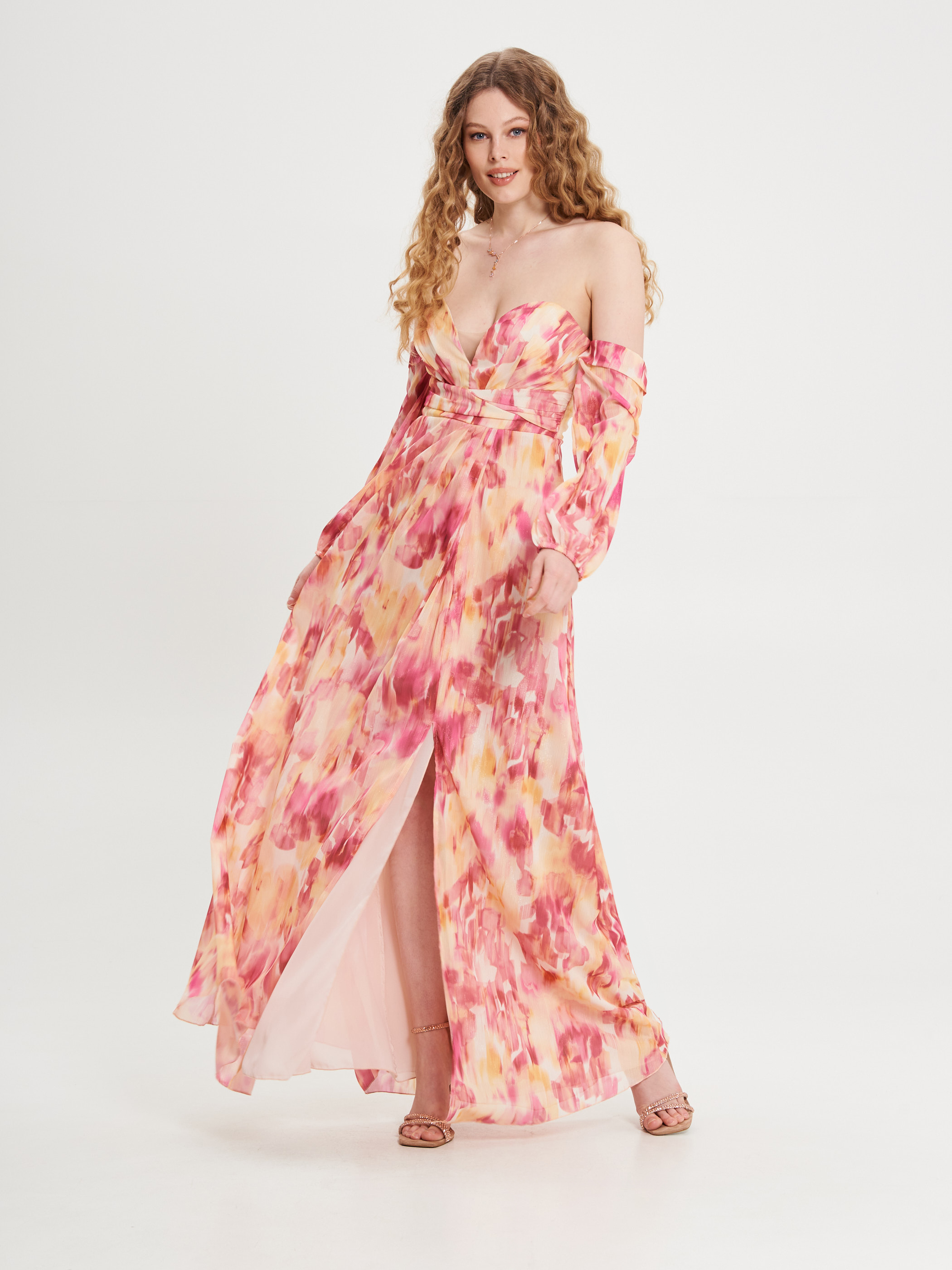 Kleid mit blumenmuster Clearance