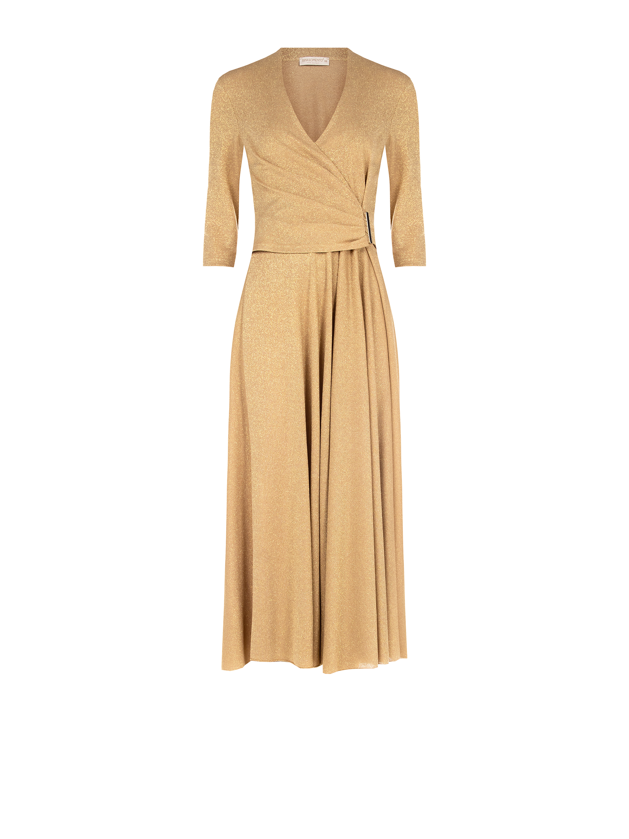 Robe longue fil doré outlet
