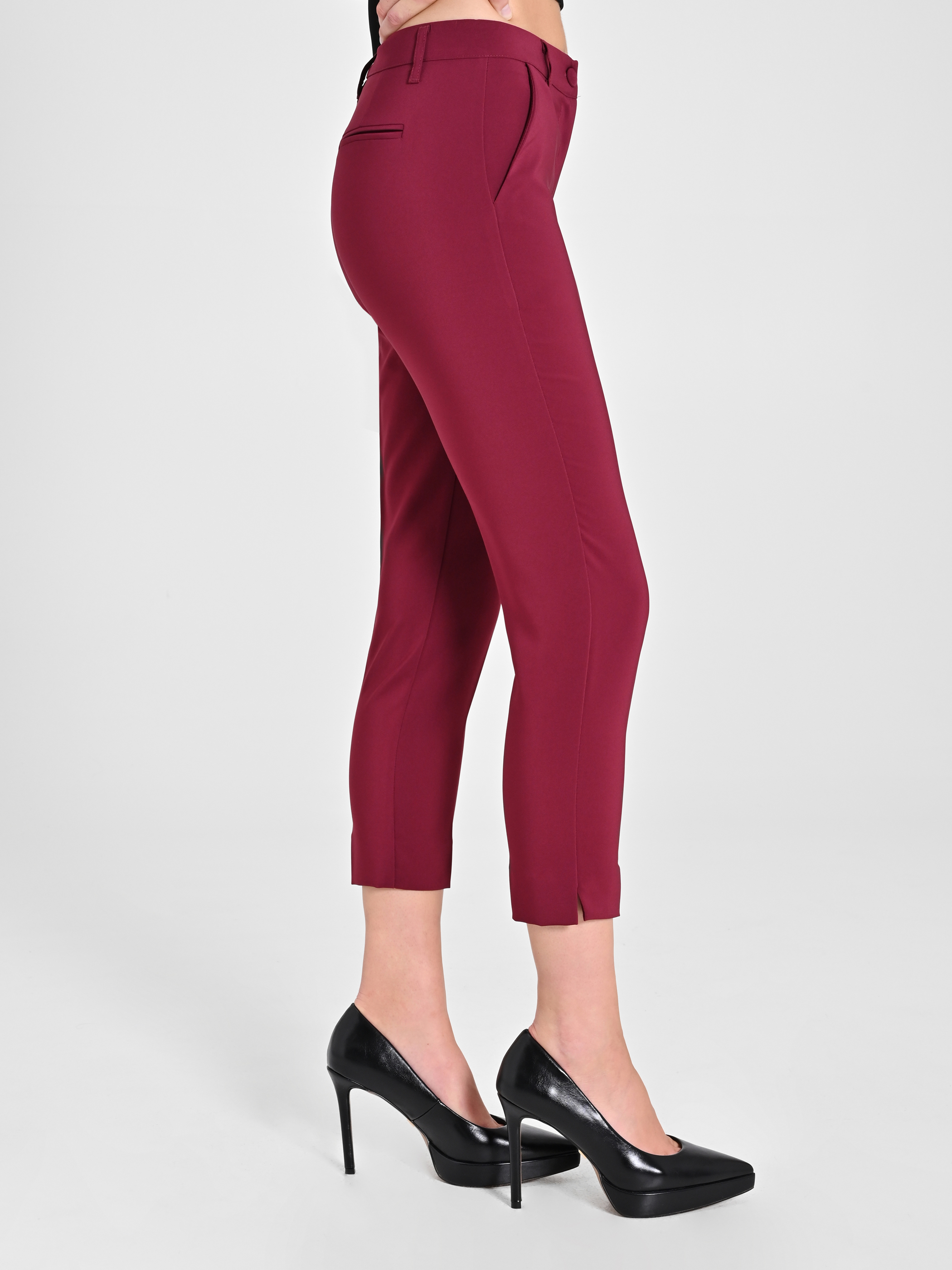 Burgundy Skinny Trousers | Rinascimento
