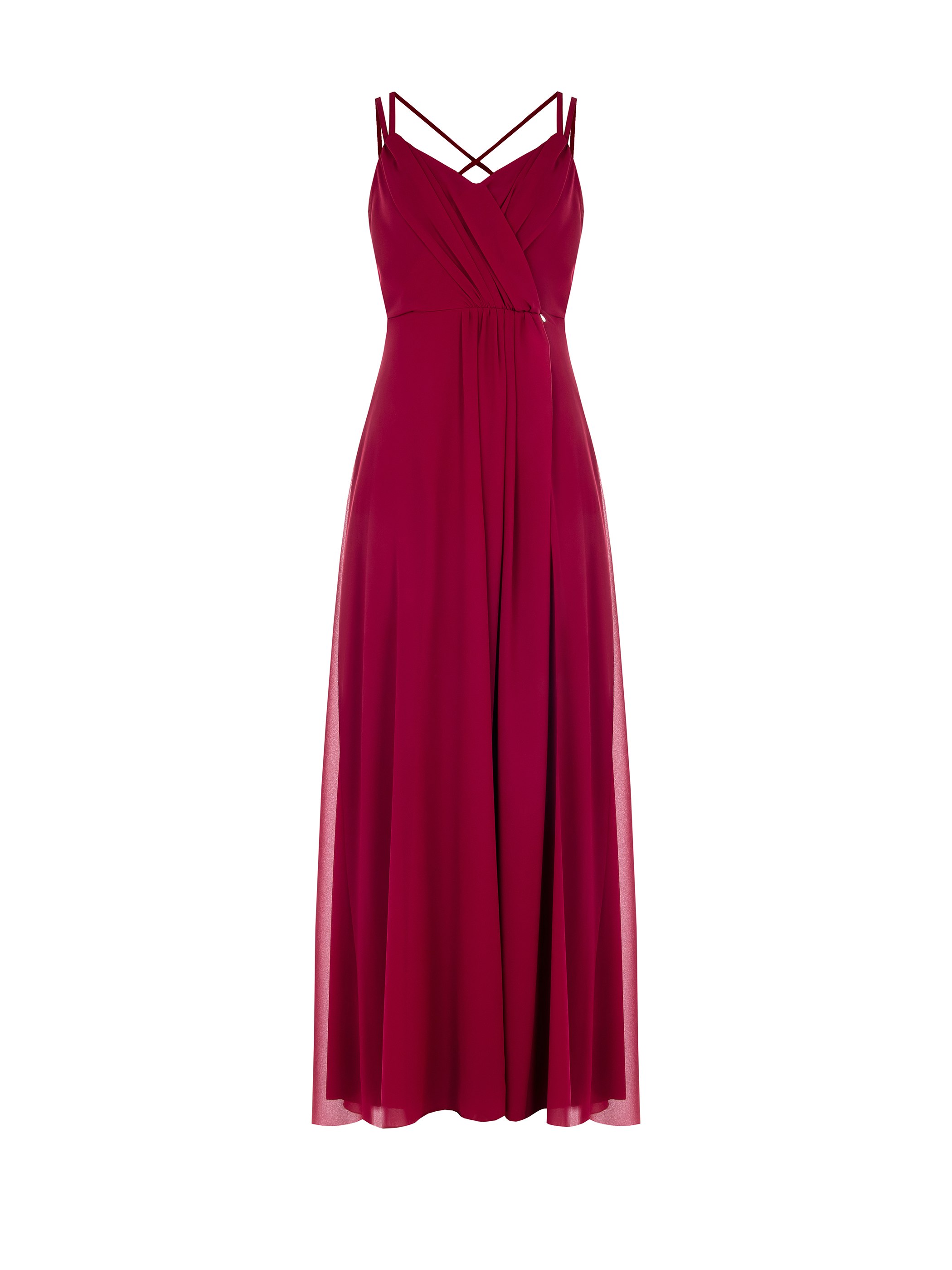 Vestito lungo bordeaux elegante cheap