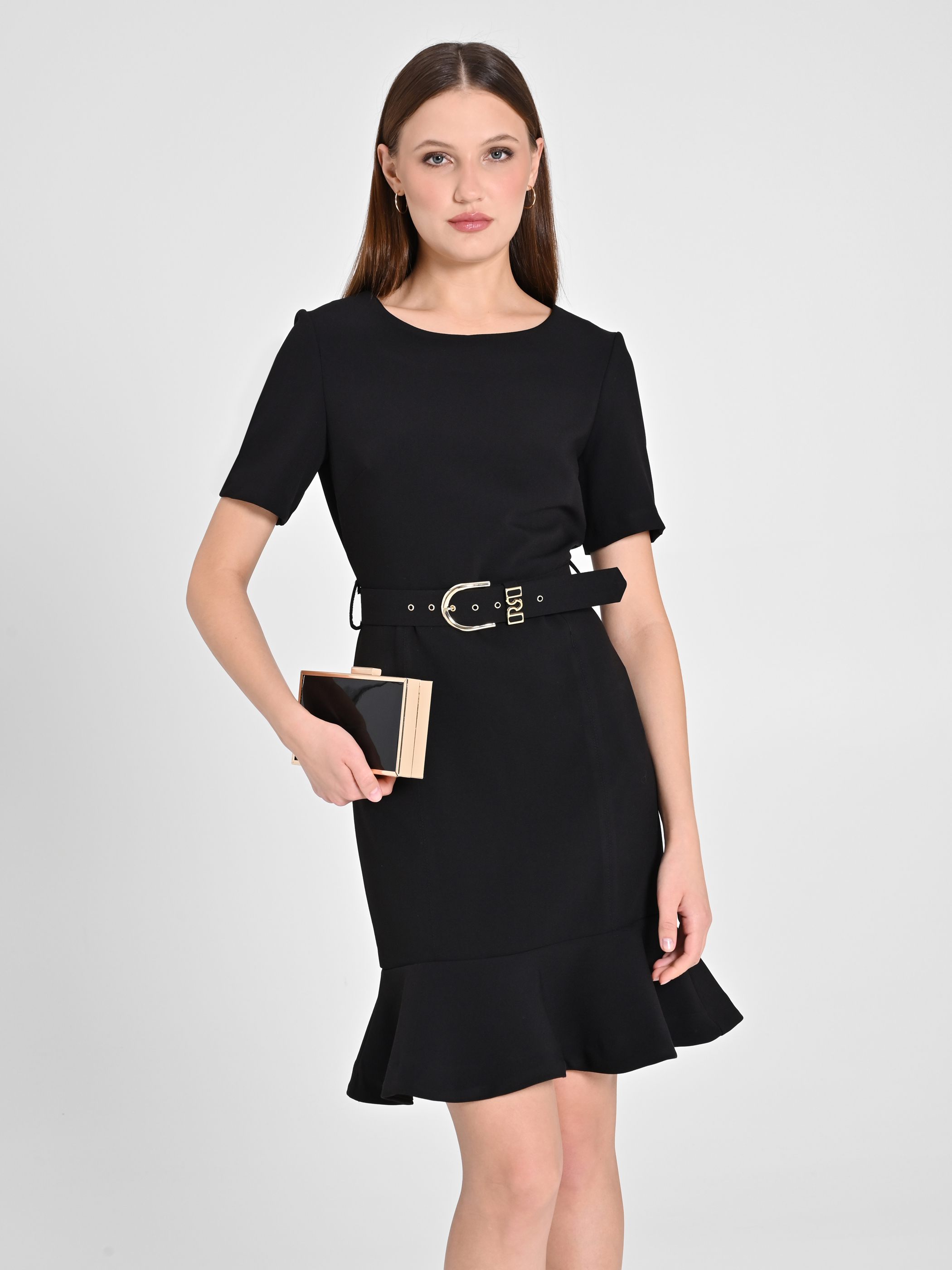 Black Flouncy Black Cocktail Dress Black Flouncy Black Cocktail Dress
