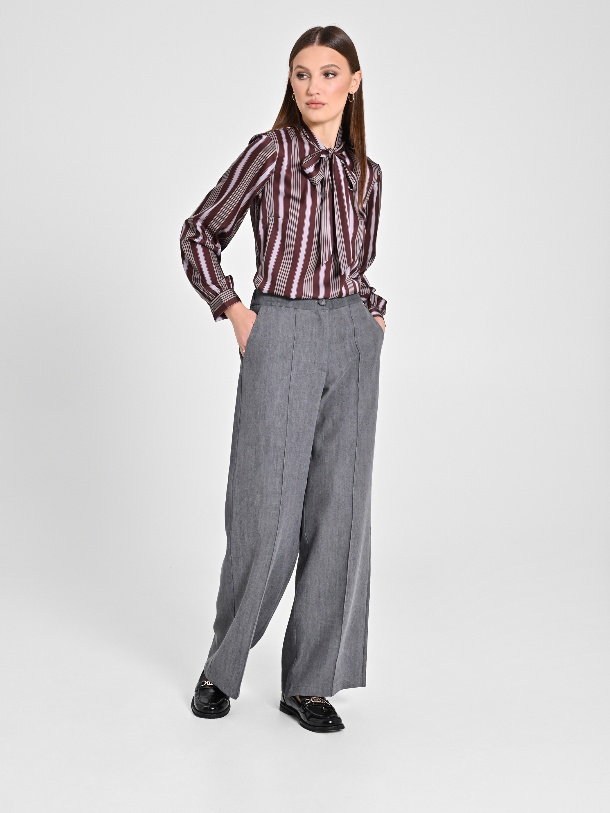 Wide Grey Trousers | Rinascimento Wide Grey Trousers | Rinascimento