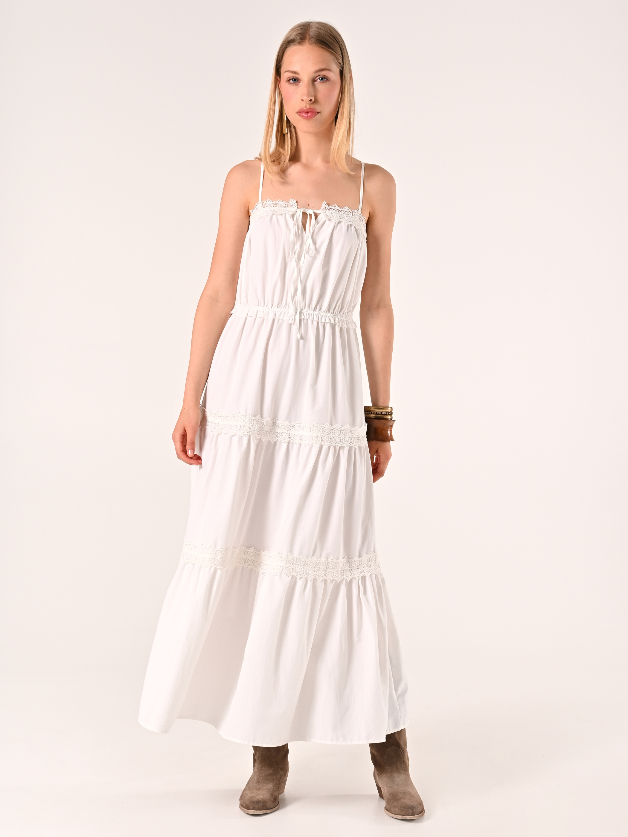 素晴らしい品質 White Dress with Inserts | Rinascimento スーツ・フォーマル・ドレス