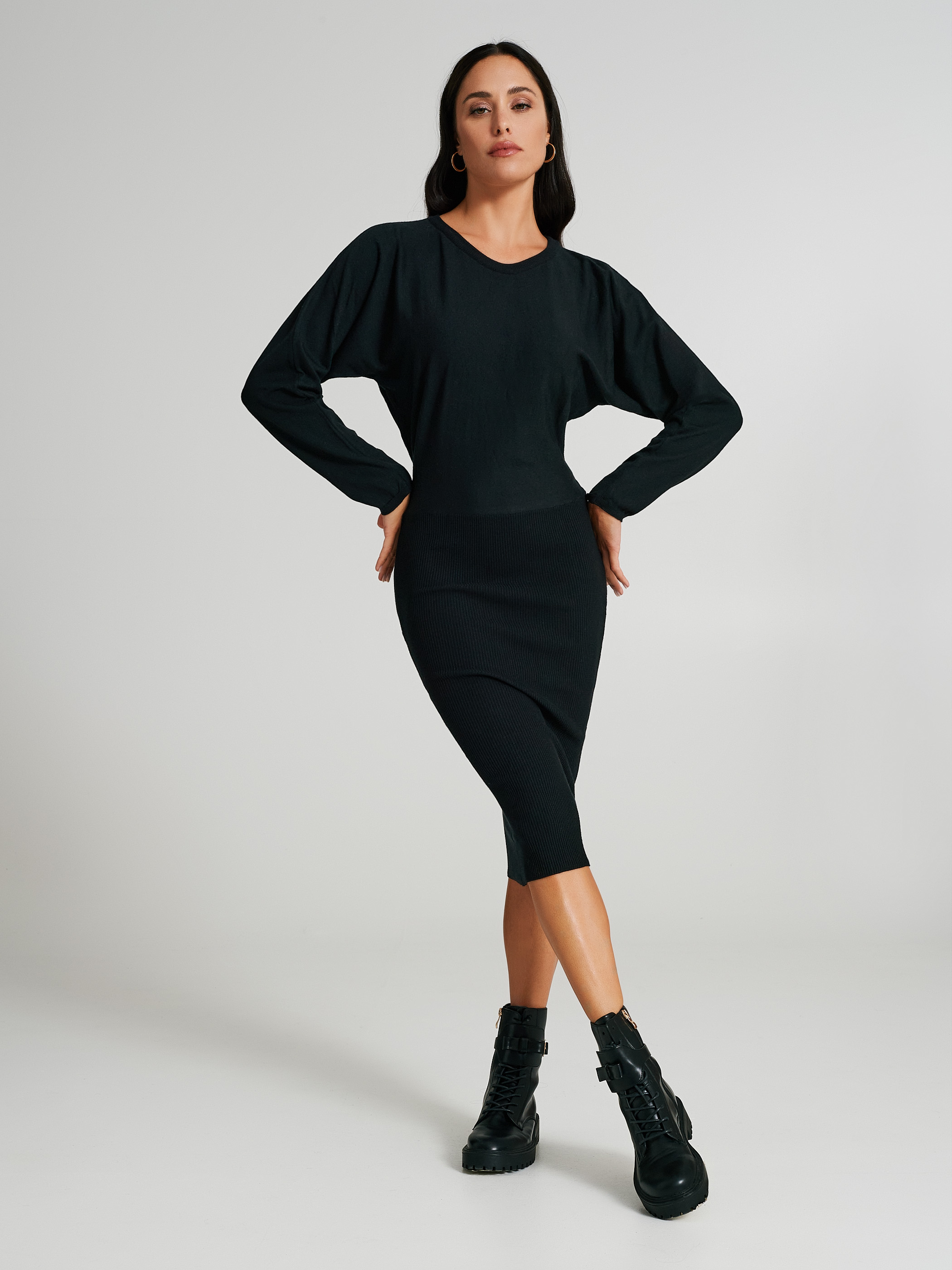 Robe midi moulante top
