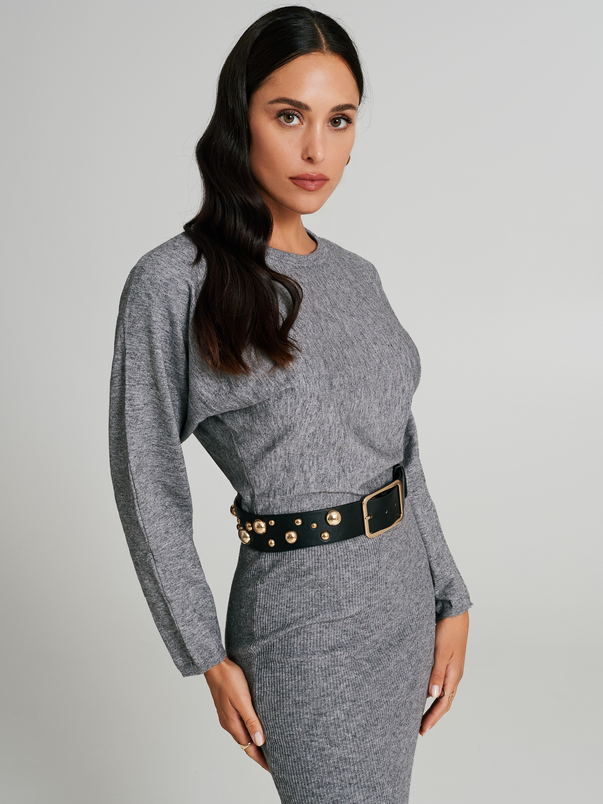 Vestido midi ajustado