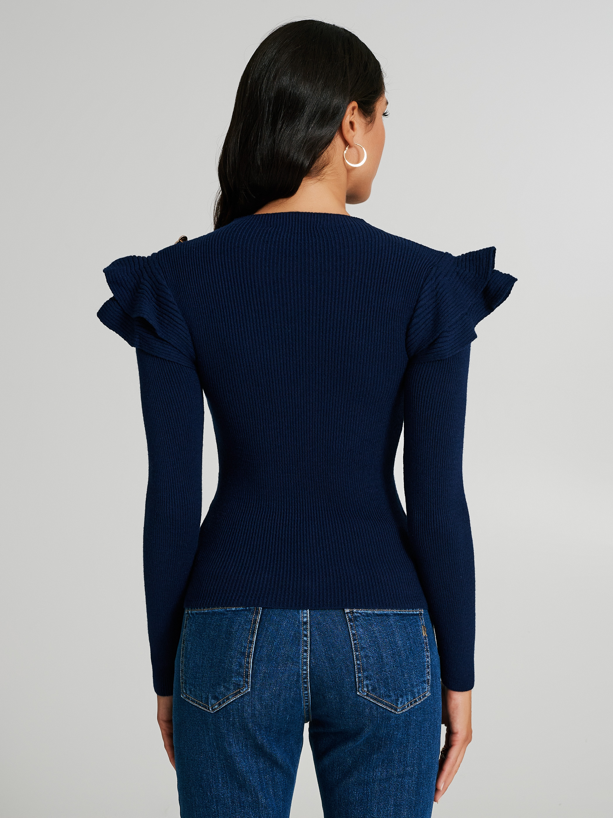 Maglia con rouches on sale