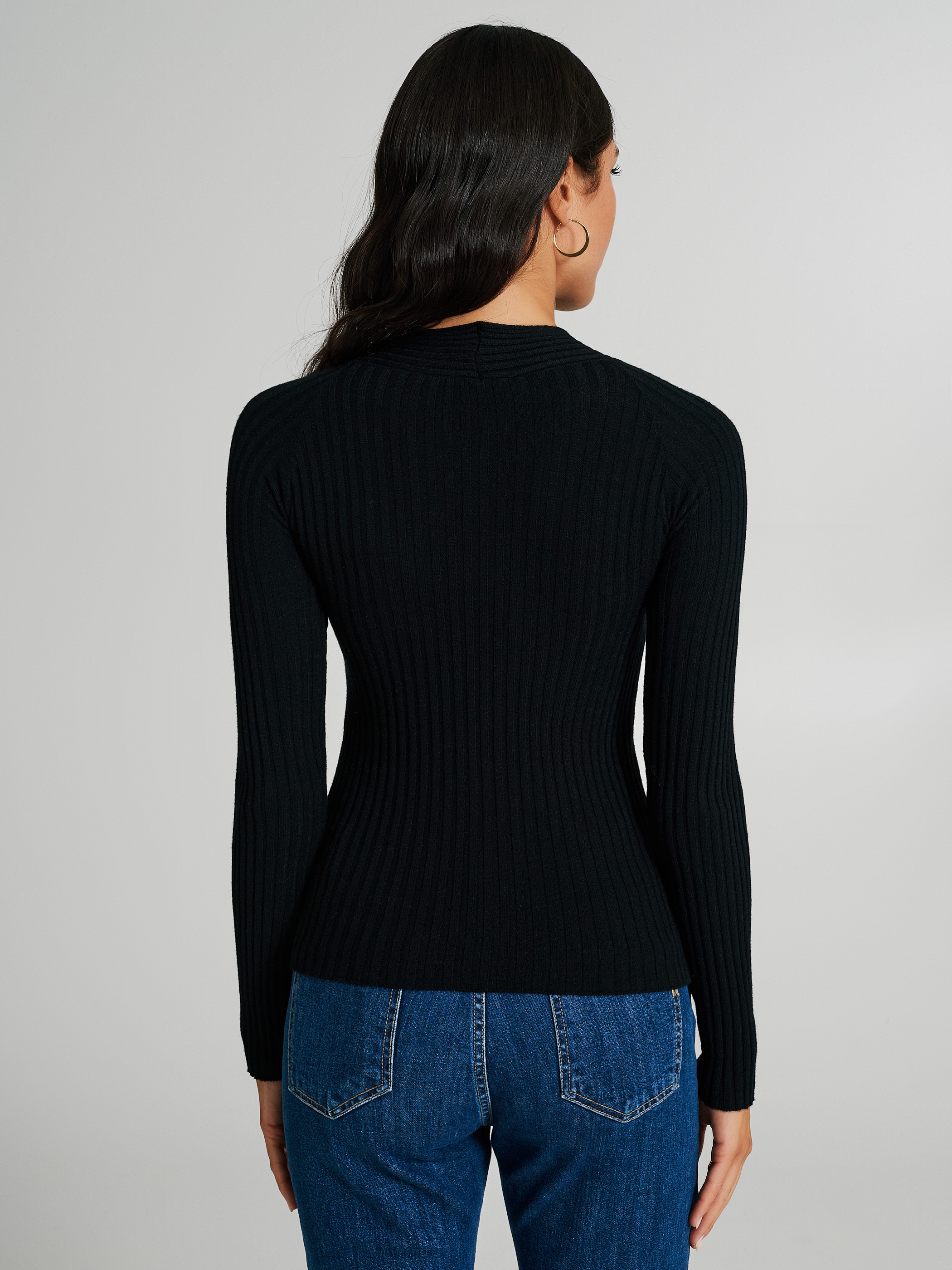 Knotted cut new arrivals out sweater