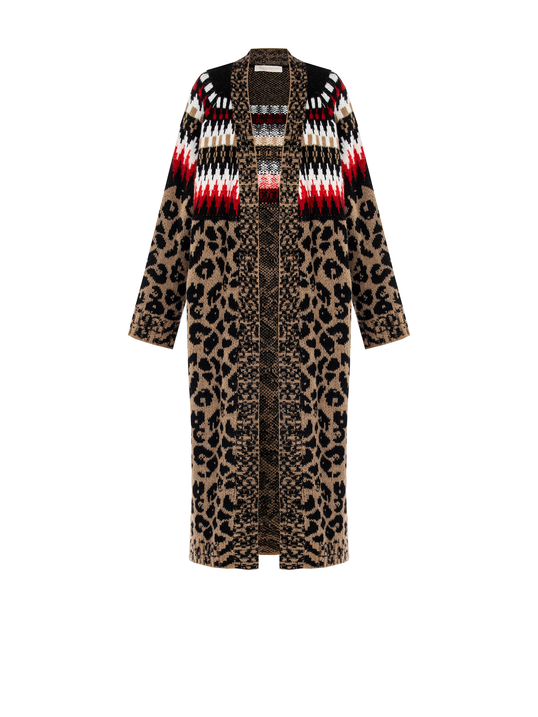 Leopard print sale maxi cardigan