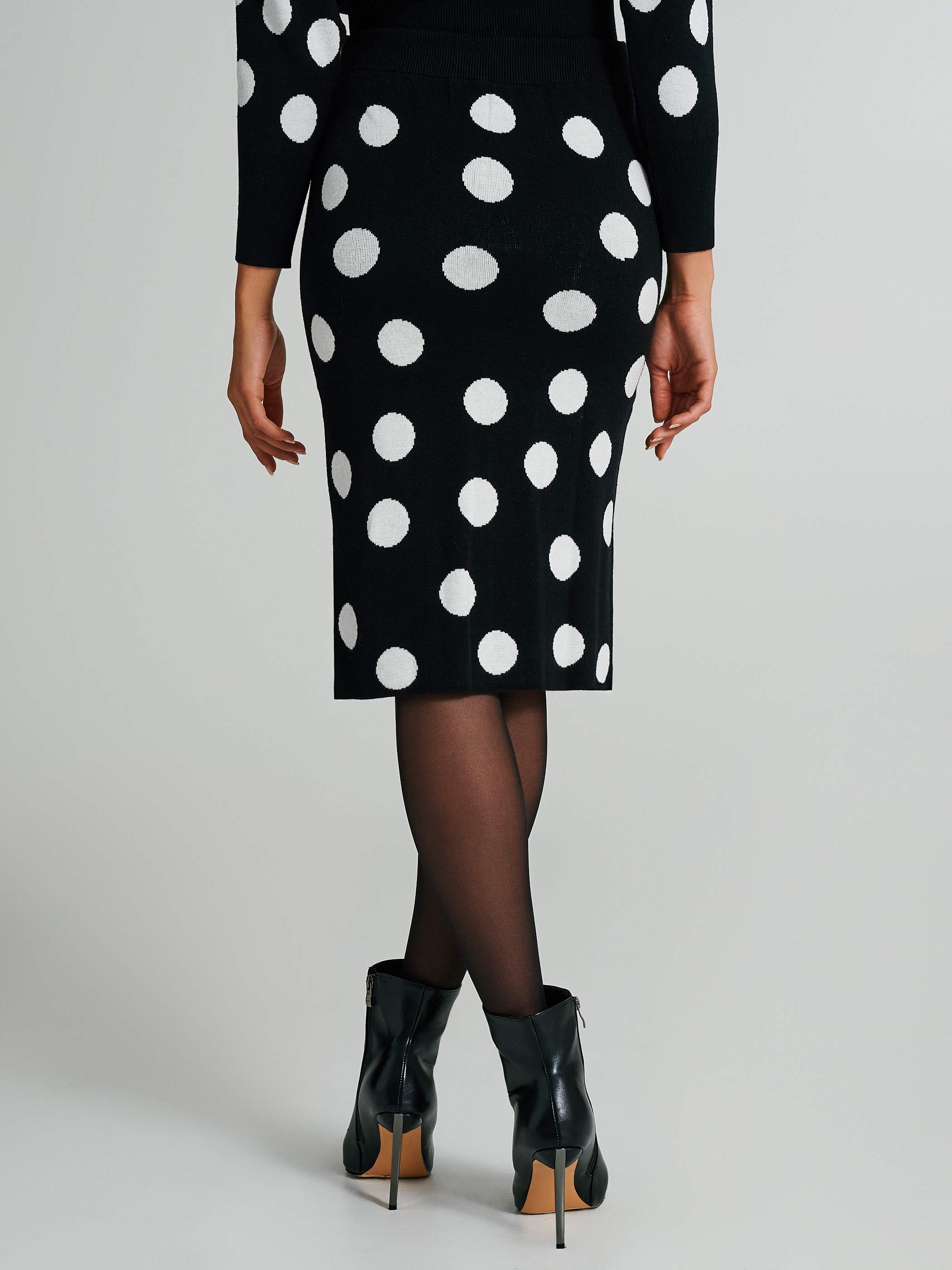 Polka dot pencil skirt dress online